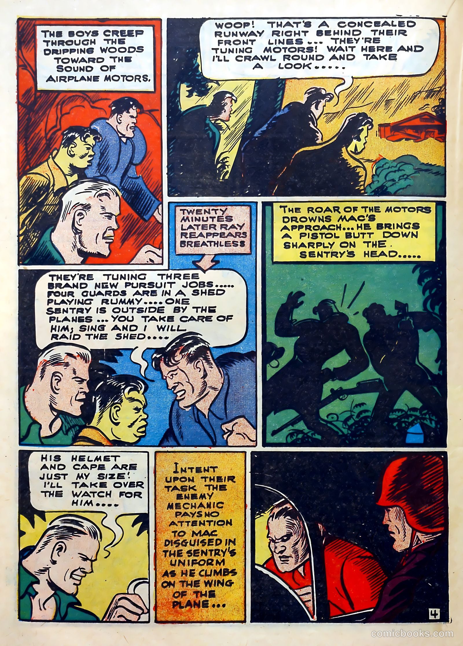 Crash Comics Adventures #4 (1940) — page 40 of 68