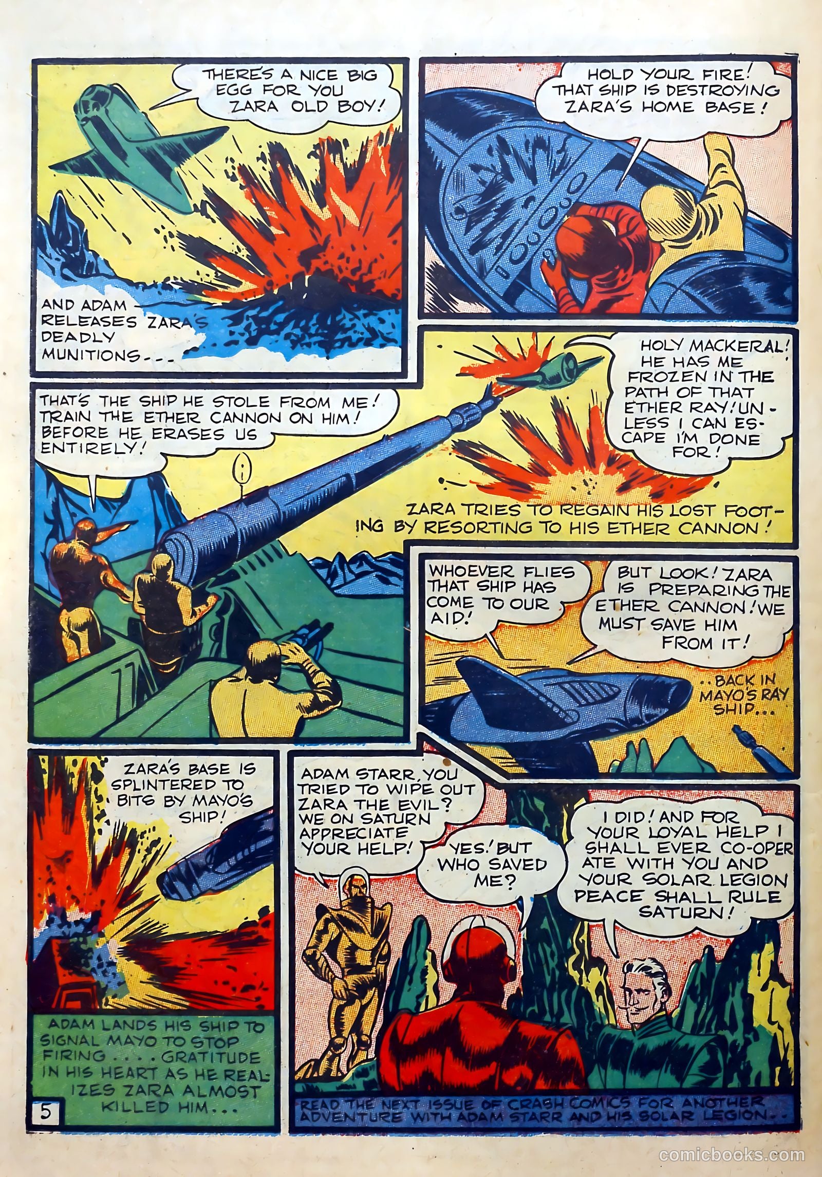 Crash Comics Adventures #4 (1940) — page 50 of 68