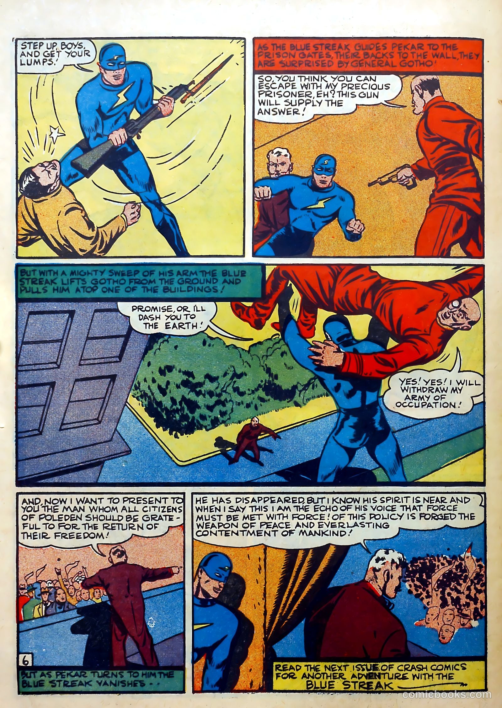 Crash Comics Adventures #4 (1940) — page 56 of 68