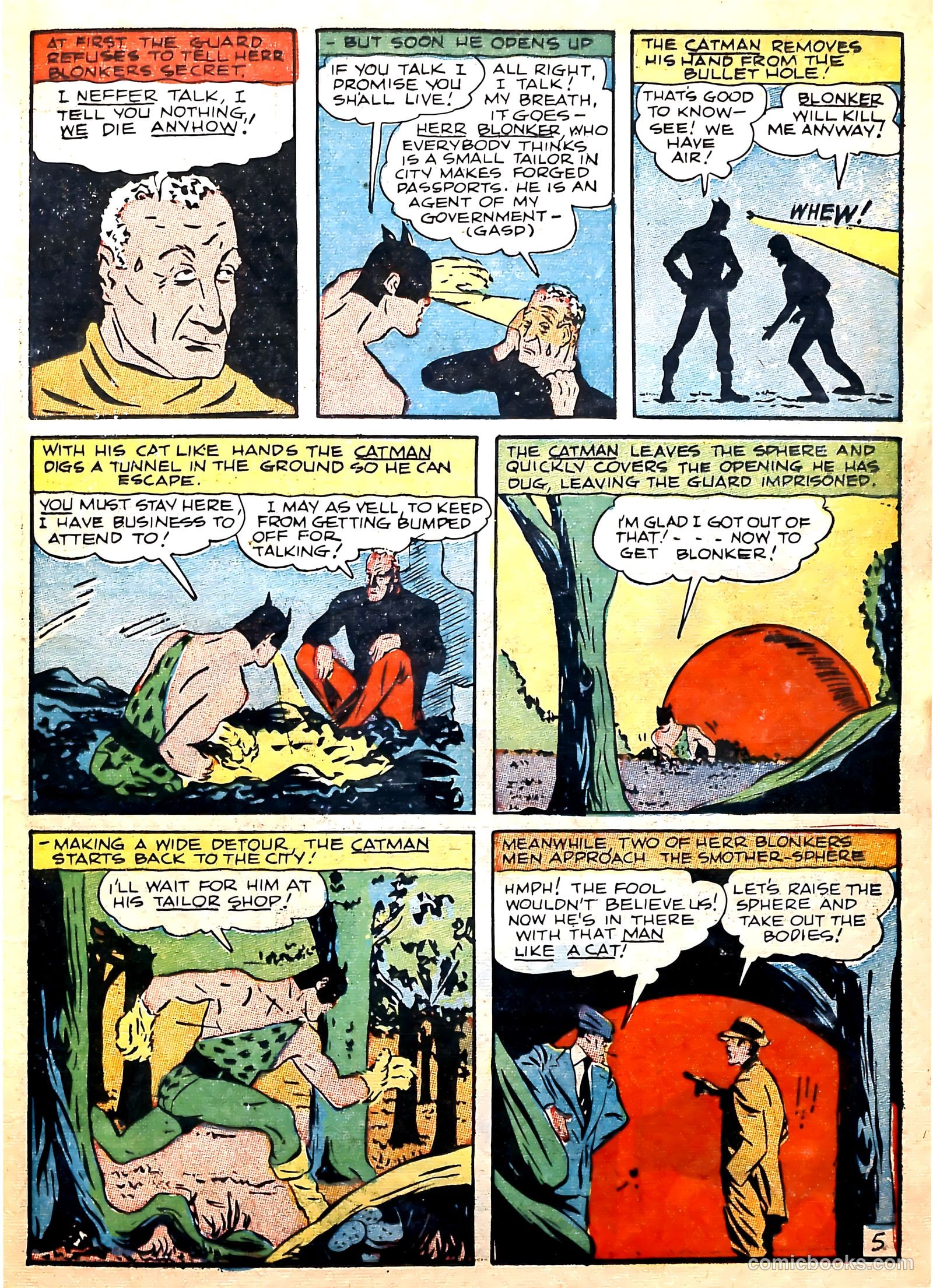 Crash Comics Adventures #5 (1940) — page 25 of 68