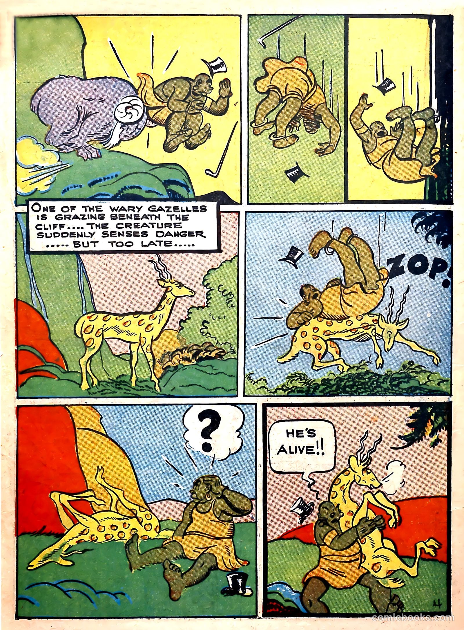 Crash Comics Adventures #5 (1940) — page 34 of 68
