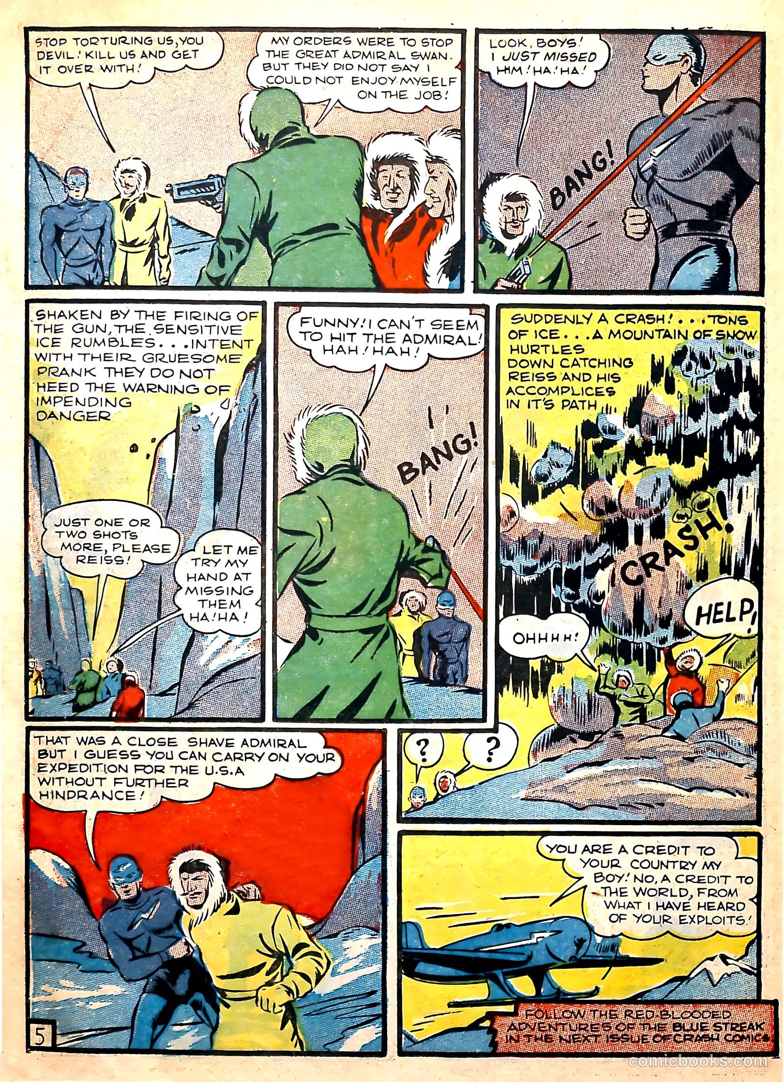 Crash Comics Adventures #5 (1940) — page 40 of 68