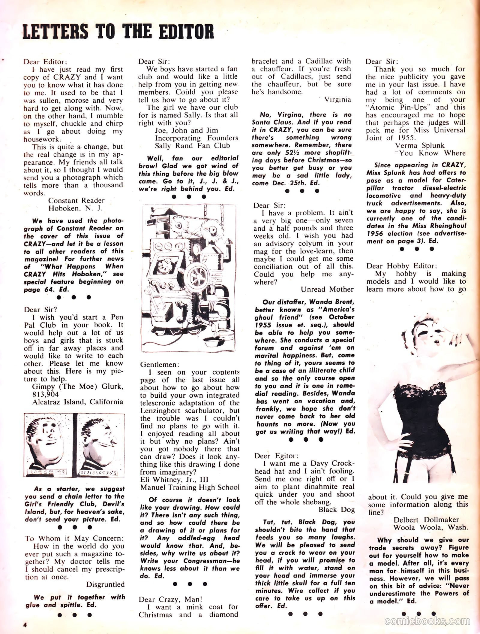 Crazy, Man, Crazy #1 (1955) — page 4 of 68