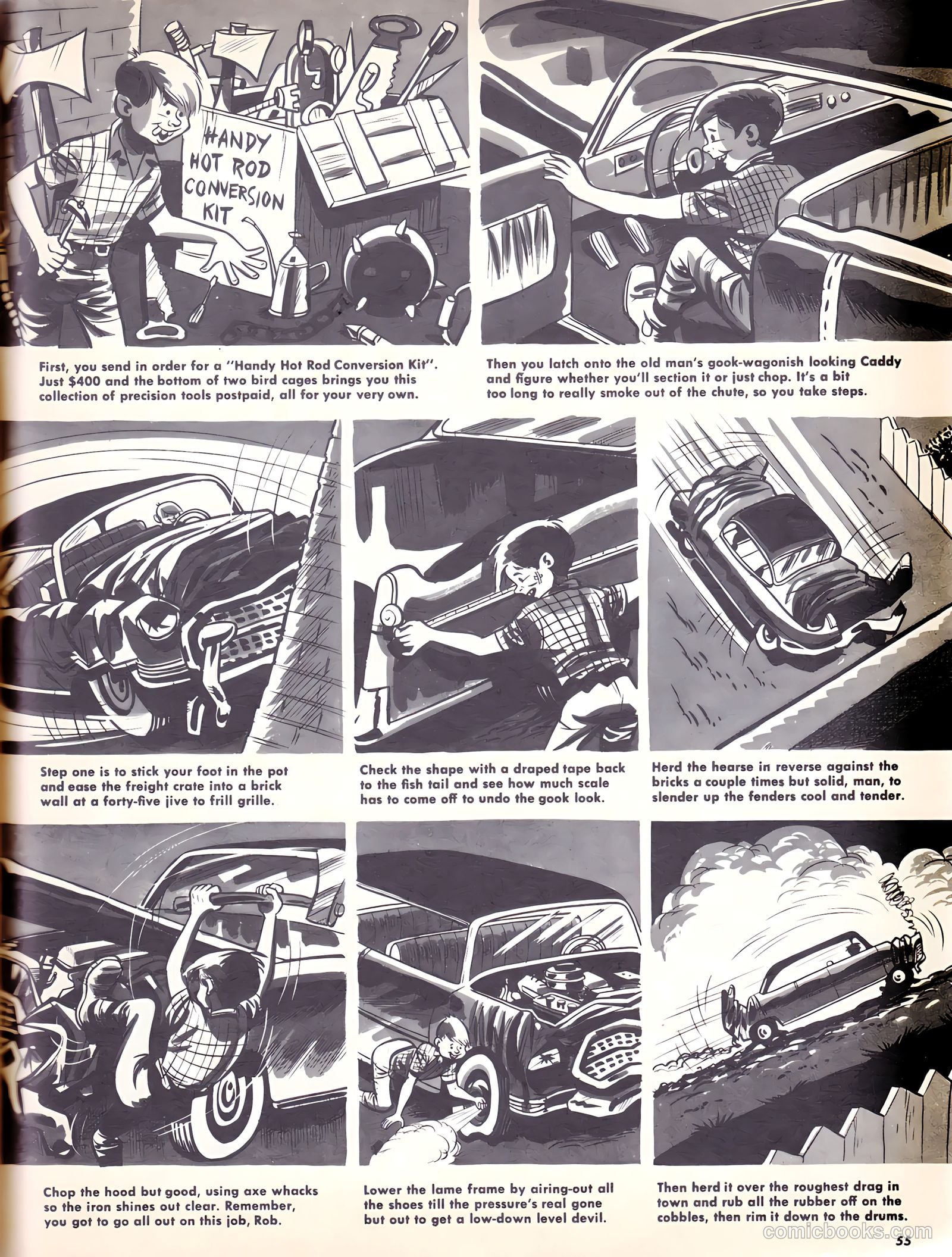 Crazy, Man, Crazy #1 (1955) — page 55 of 68