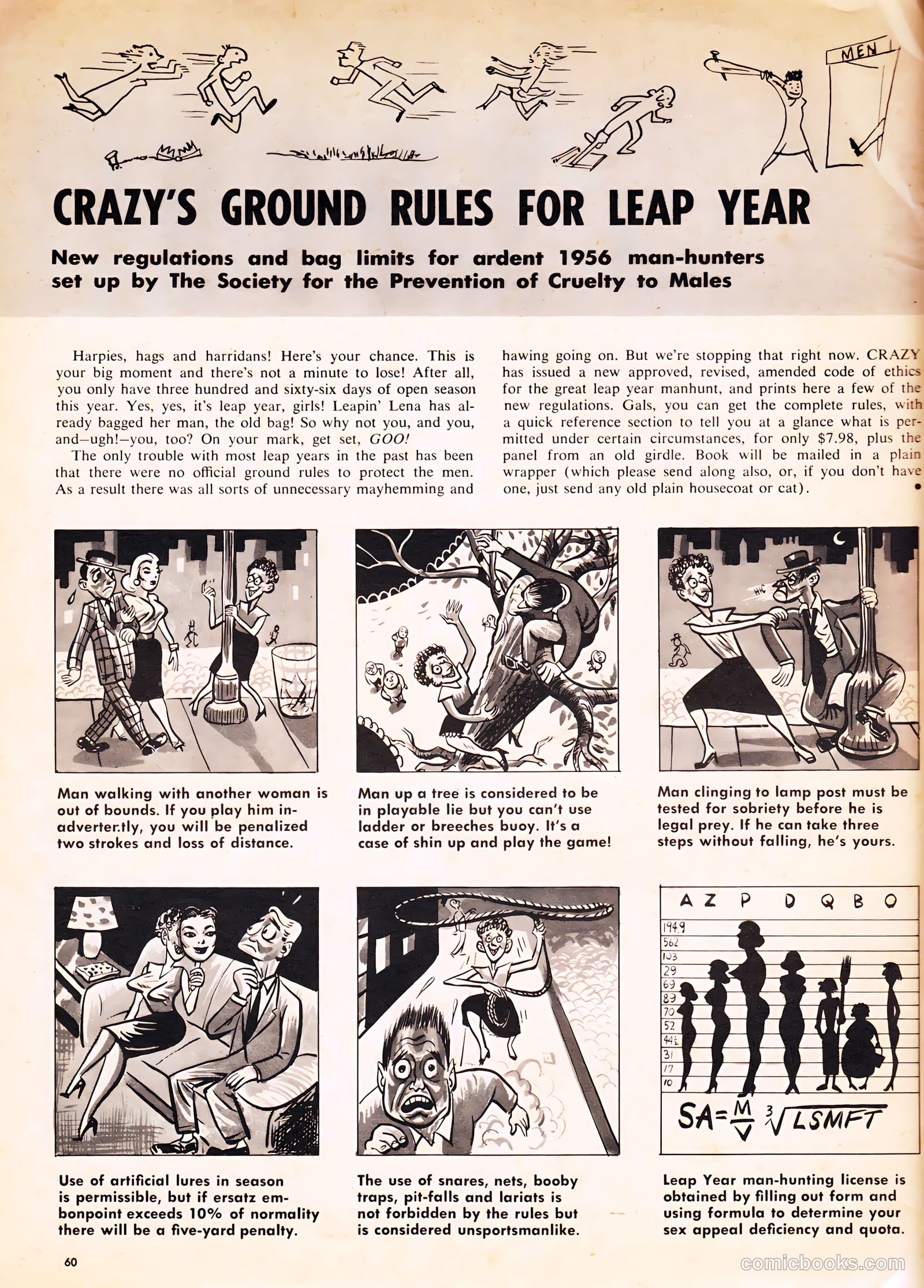 Crazy, Man, Crazy #2 (1956) — page 60 of 68