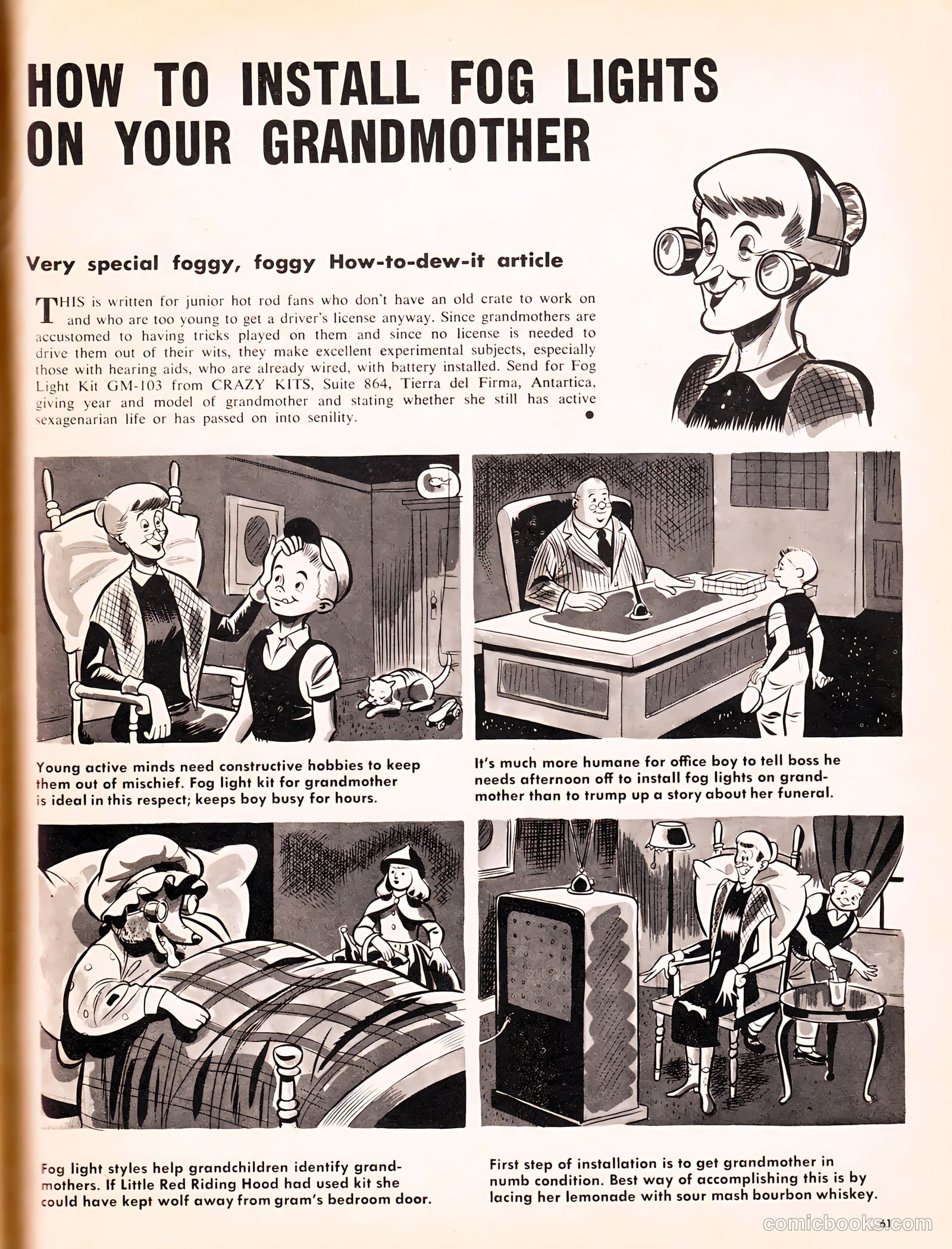 Crazy, Man, Crazy #2 (1956) — page 61 of 68