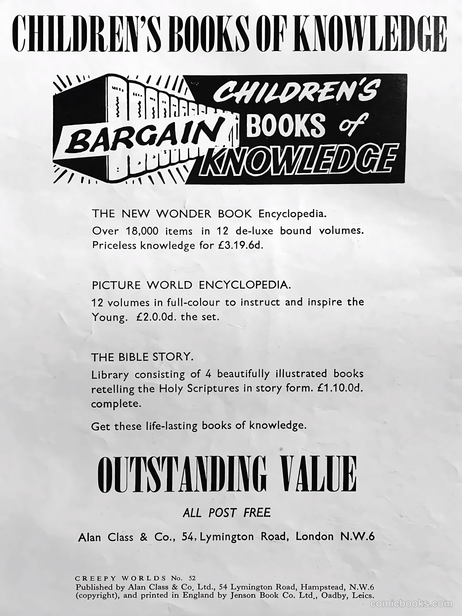 Creepy Worlds #52 — page 2 of 46