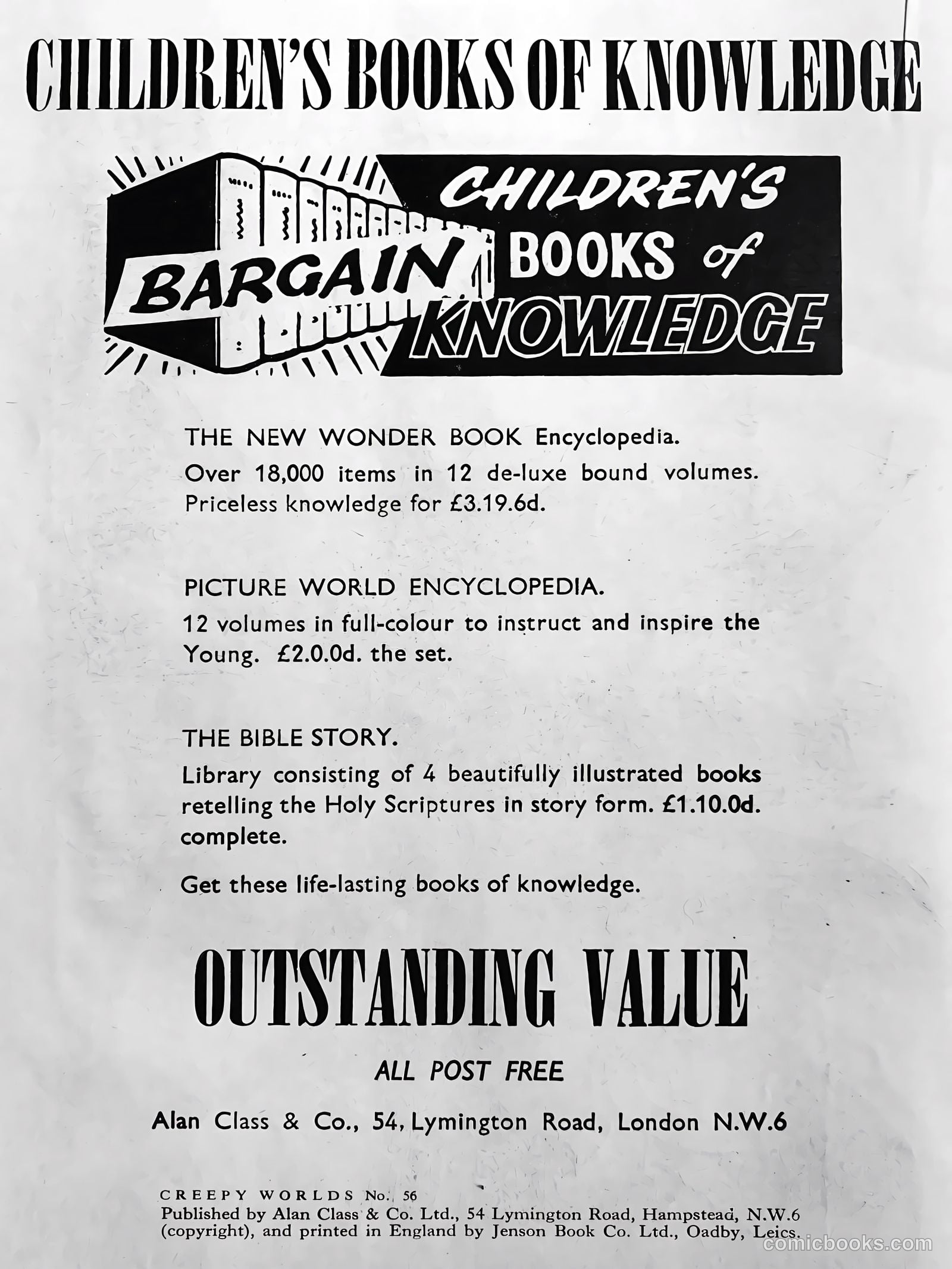 Creepy Worlds #56 — page 2 of 68