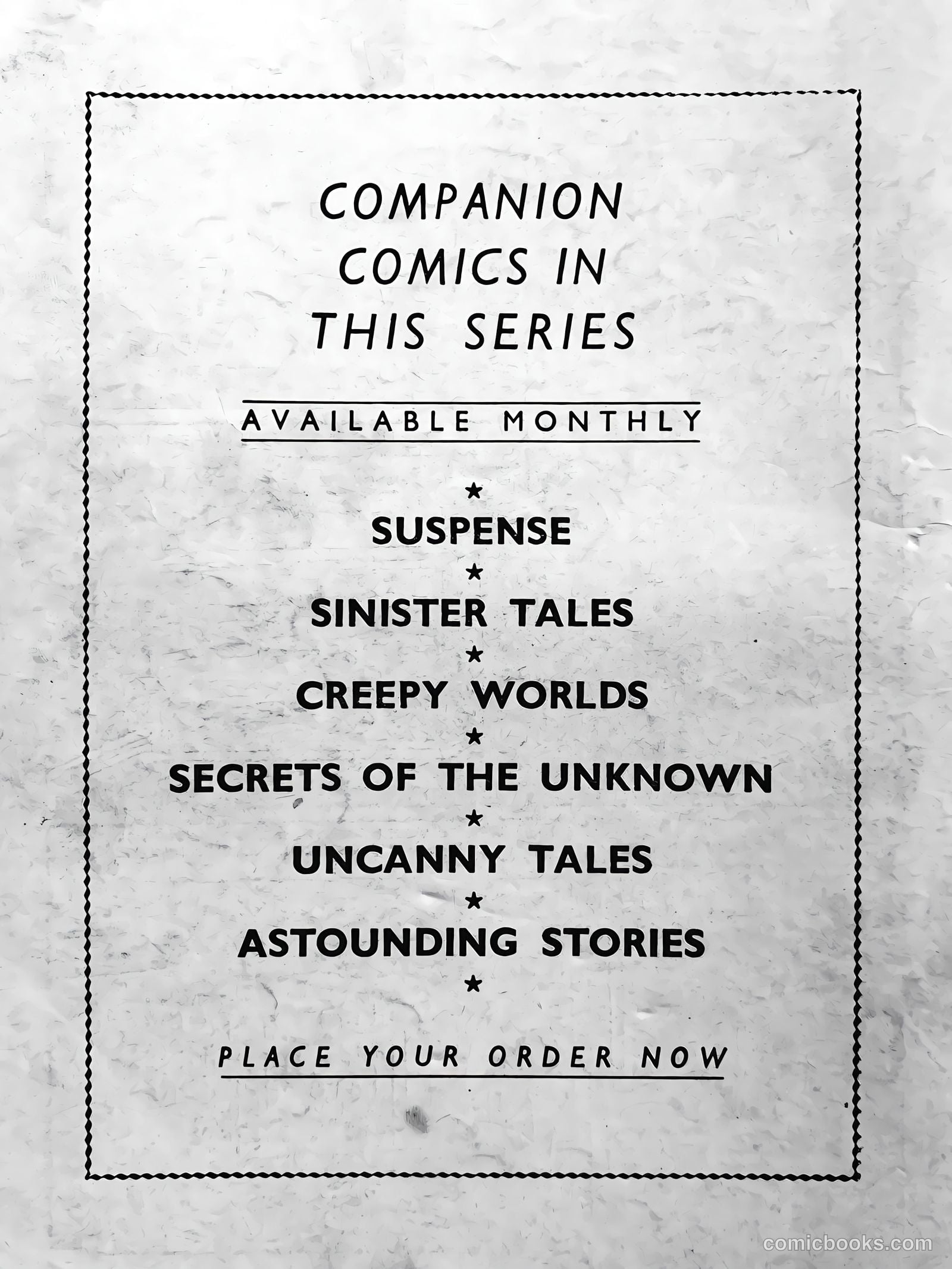 Creepy Worlds #57 — page 58 of 58