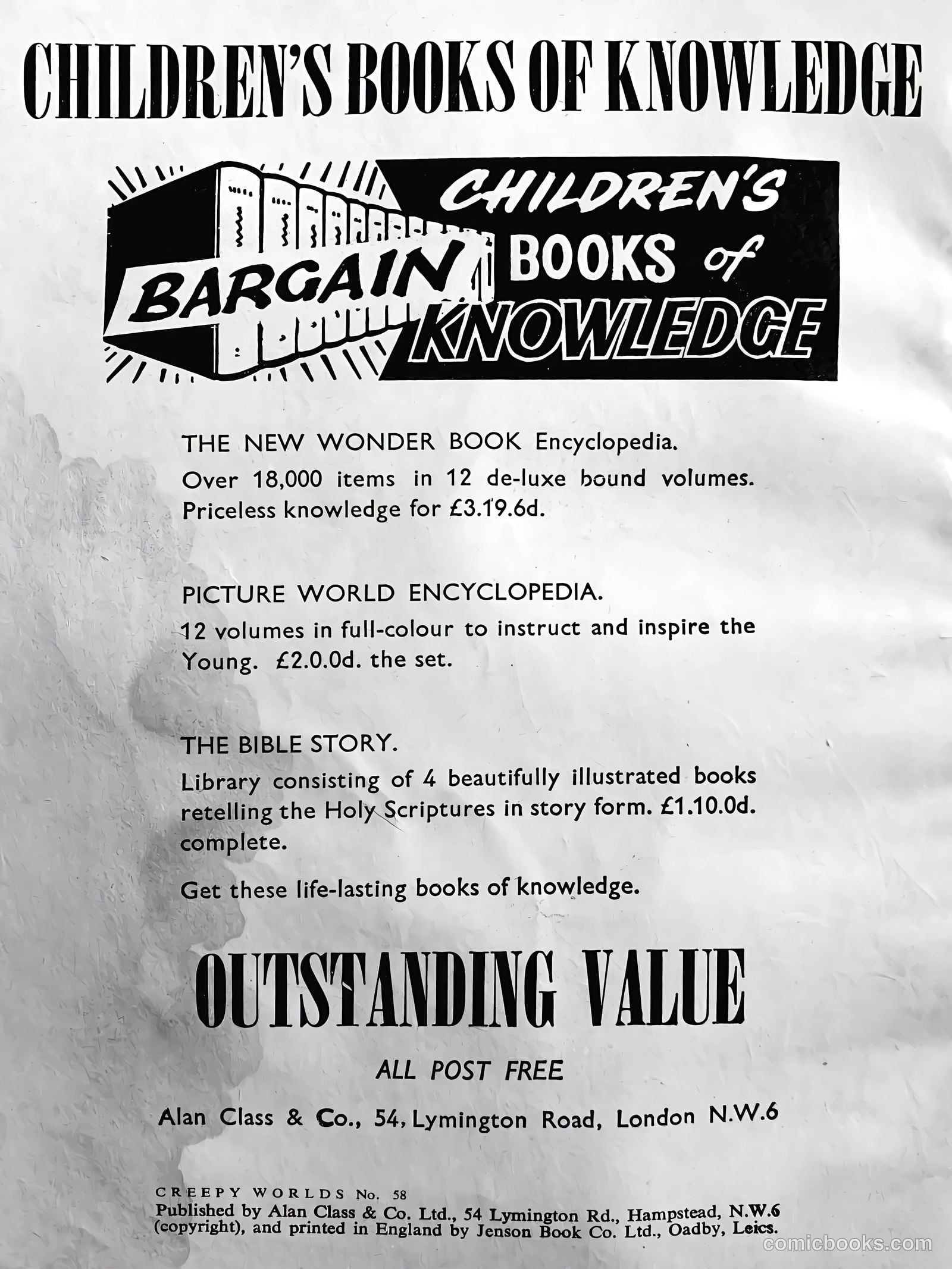 Creepy Worlds #58 — page 2 of 60
