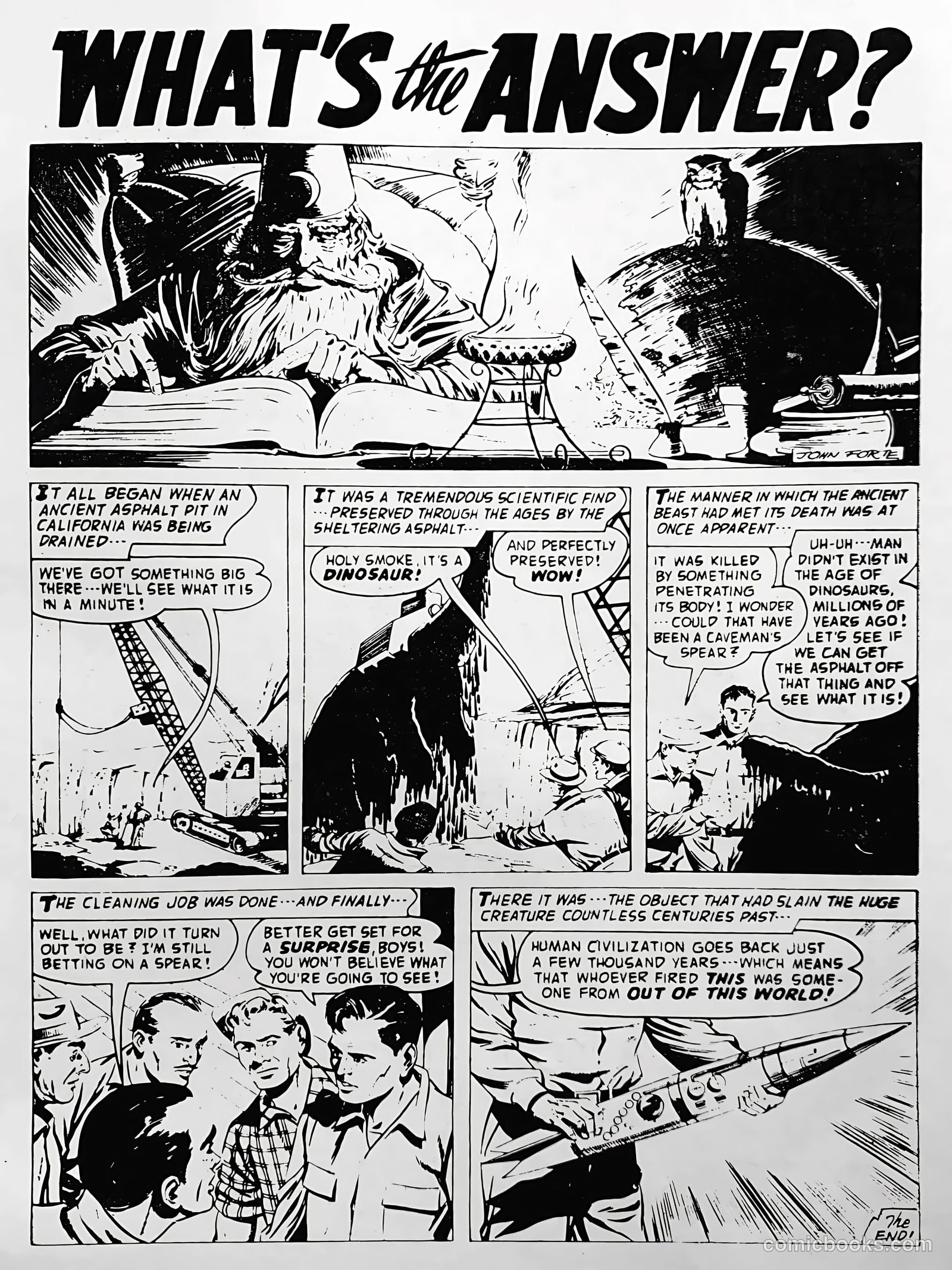 Creepy Worlds #59 — page 58 of 59