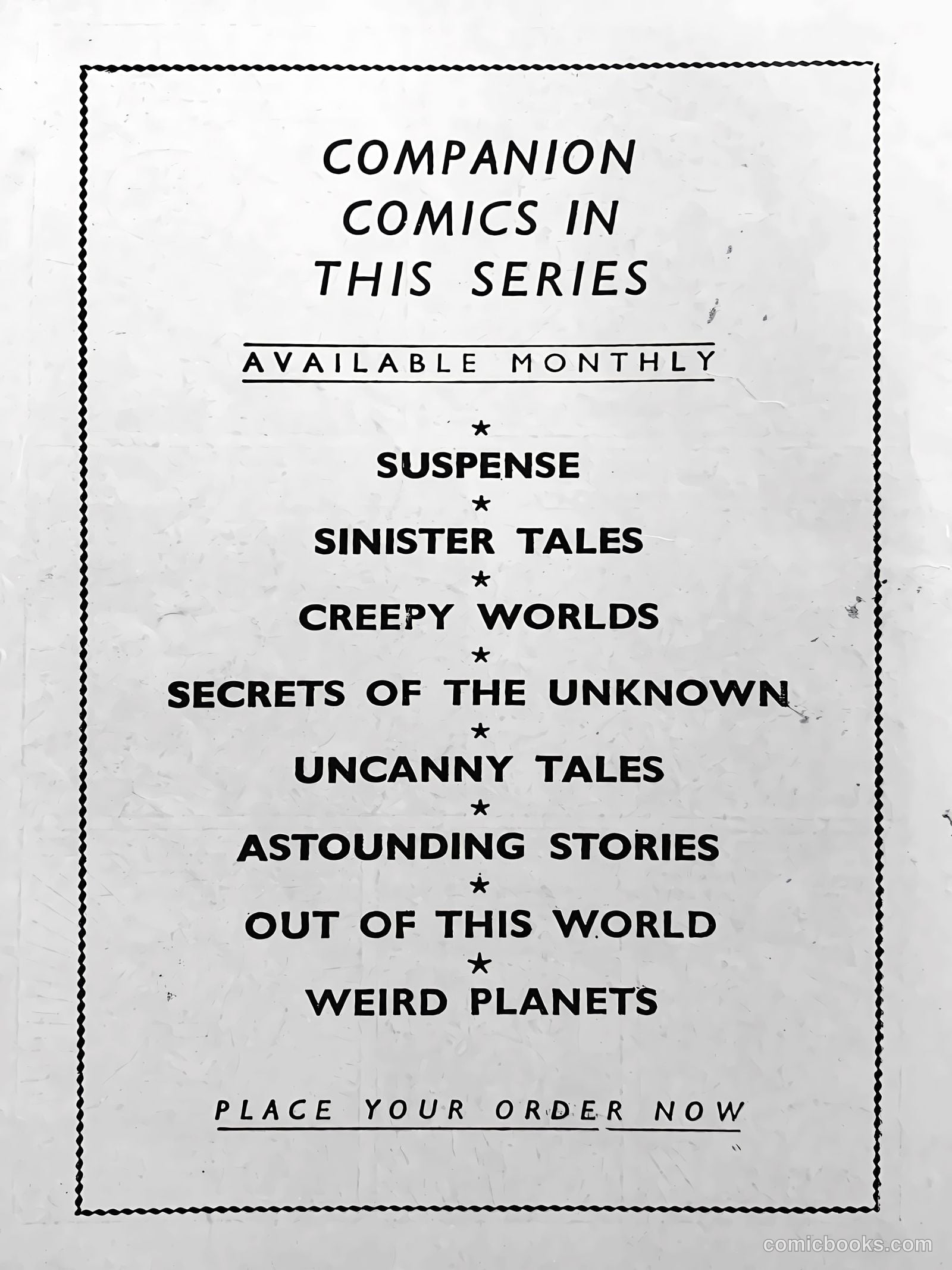 Creepy Worlds #64 (1967) — page 27 of 27