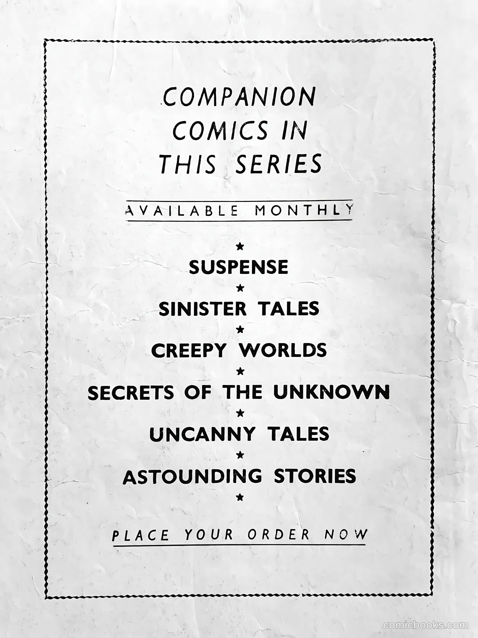 Creepy Worlds #76 — page 31 of 31