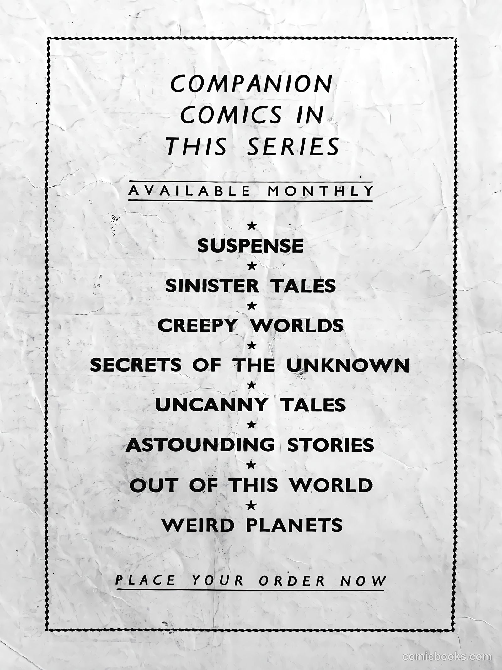 Creepy Worlds #77 — page 28 of 28