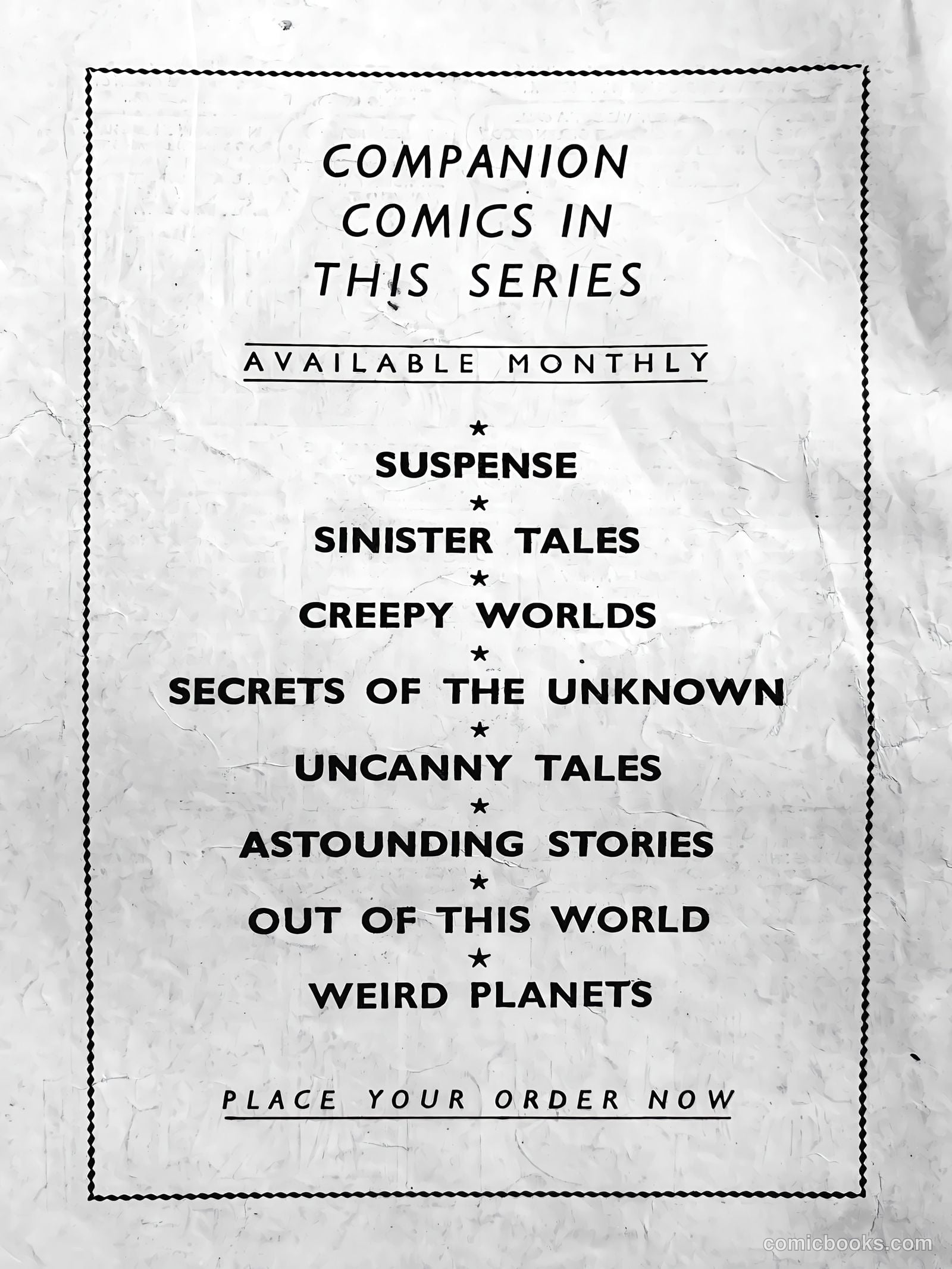 Creepy Worlds #78 — page 39 of 39