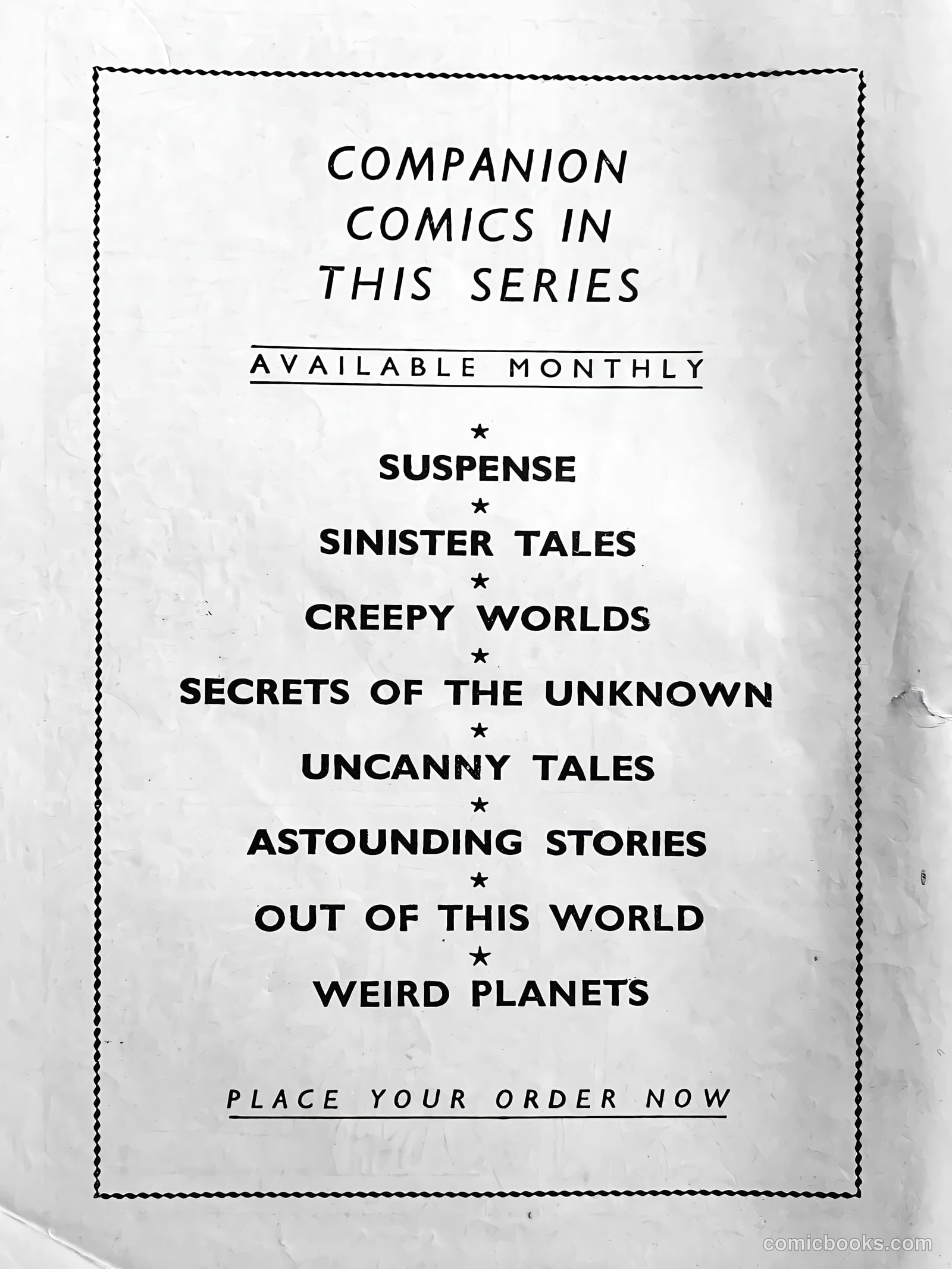 Creepy Worlds #80 — page 16 of 16
