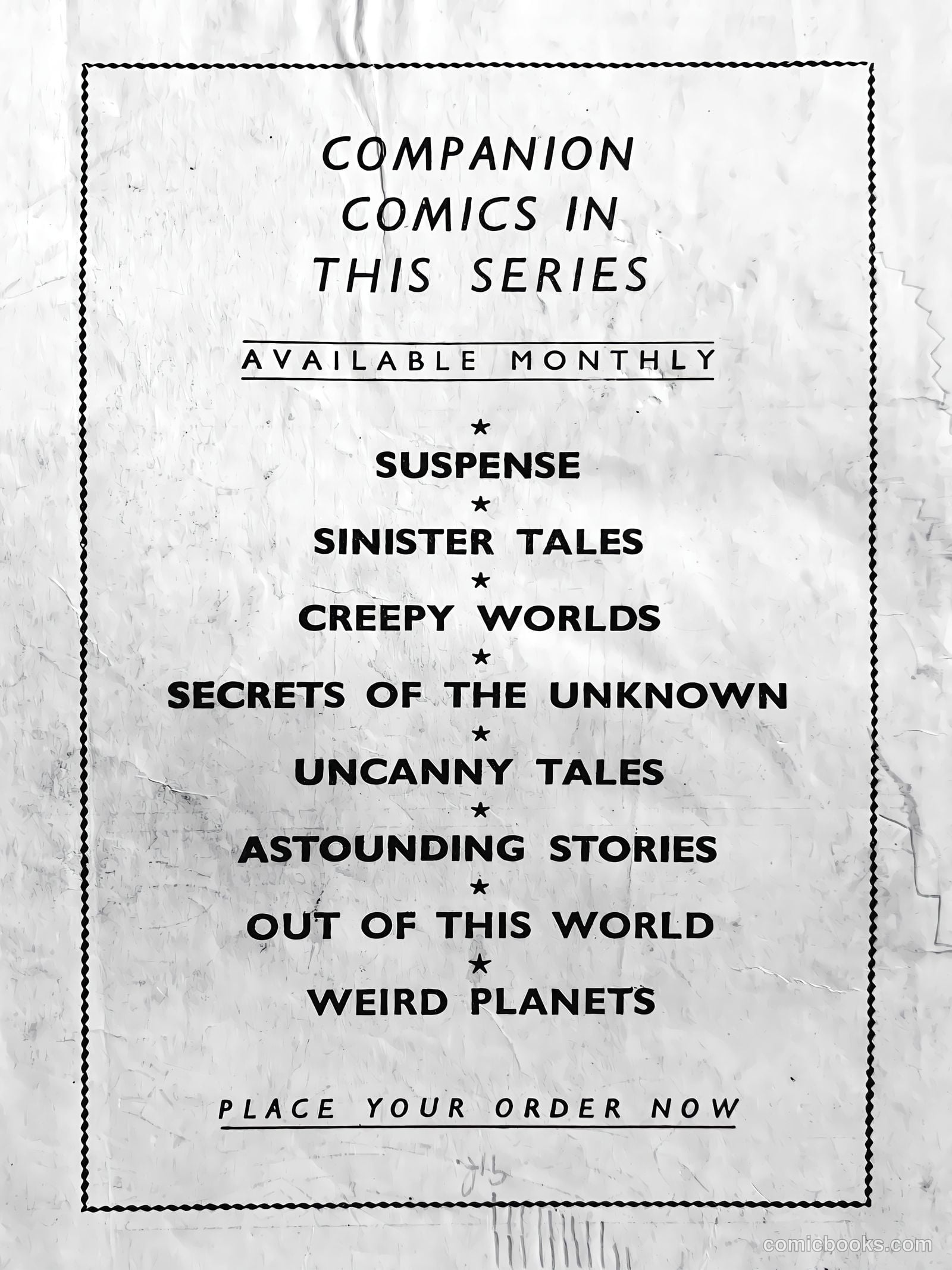 Creepy Worlds #85 — page 40 of 40