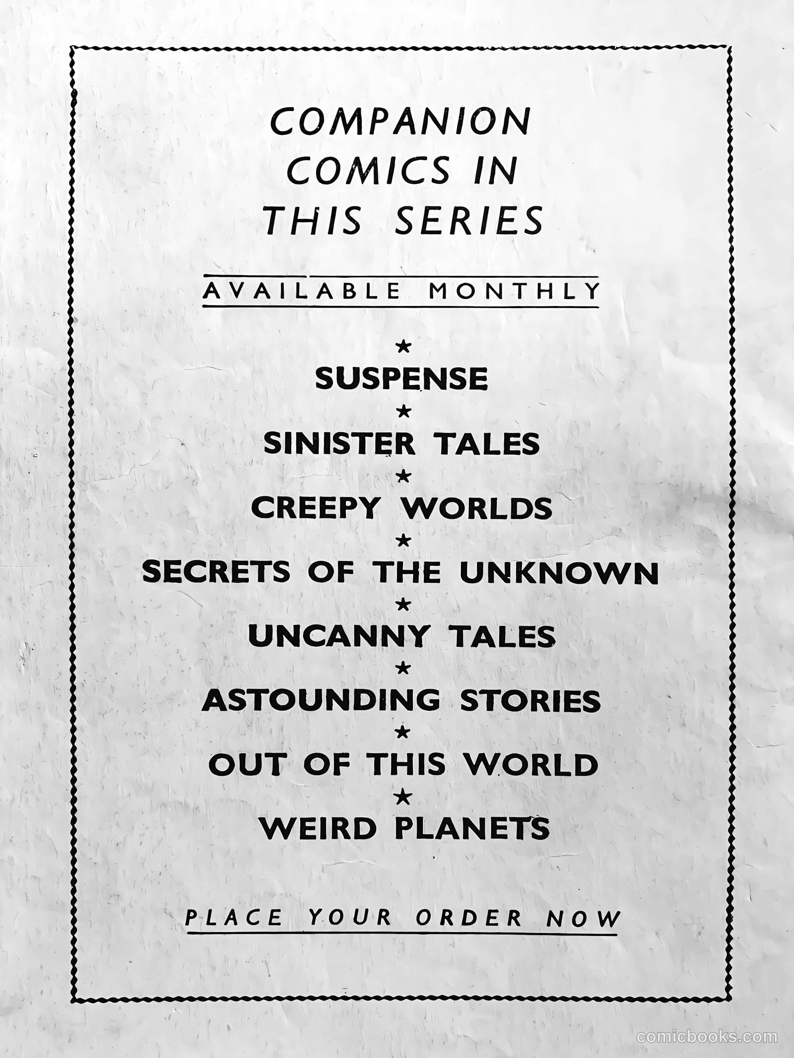 Creepy Worlds #89 — page 32 of 32