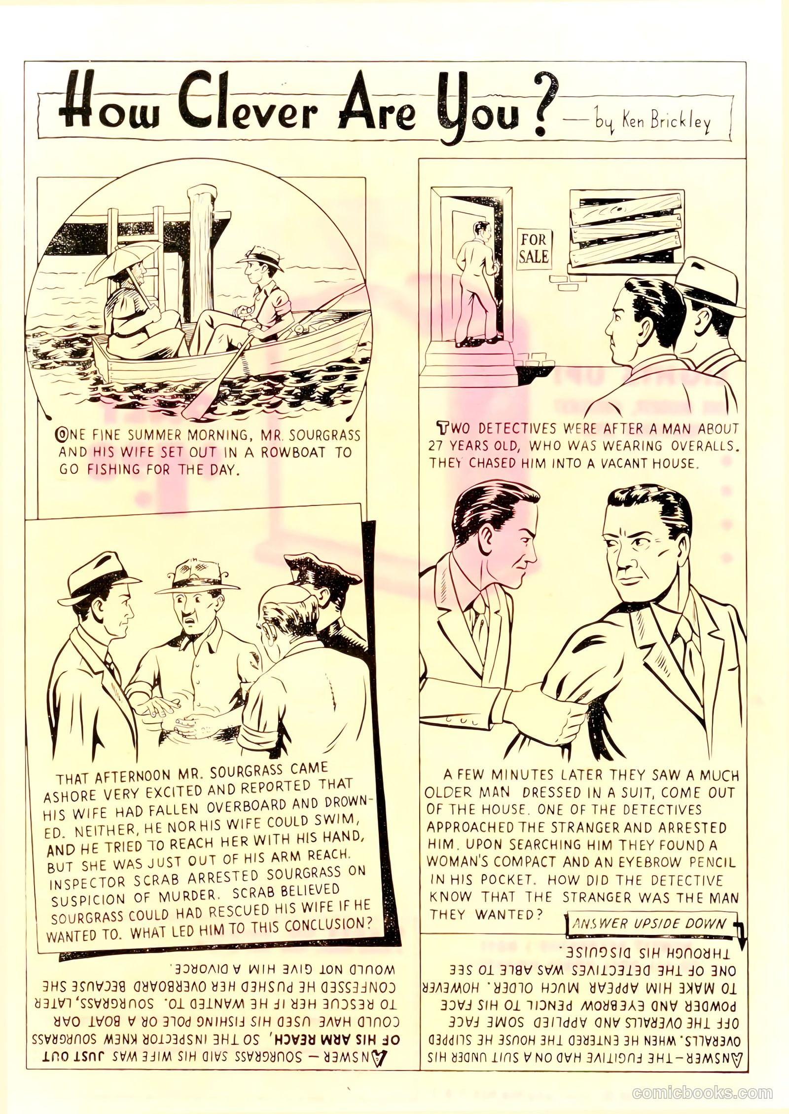 Crime and Justice #1 (1951) — page 35 of 36