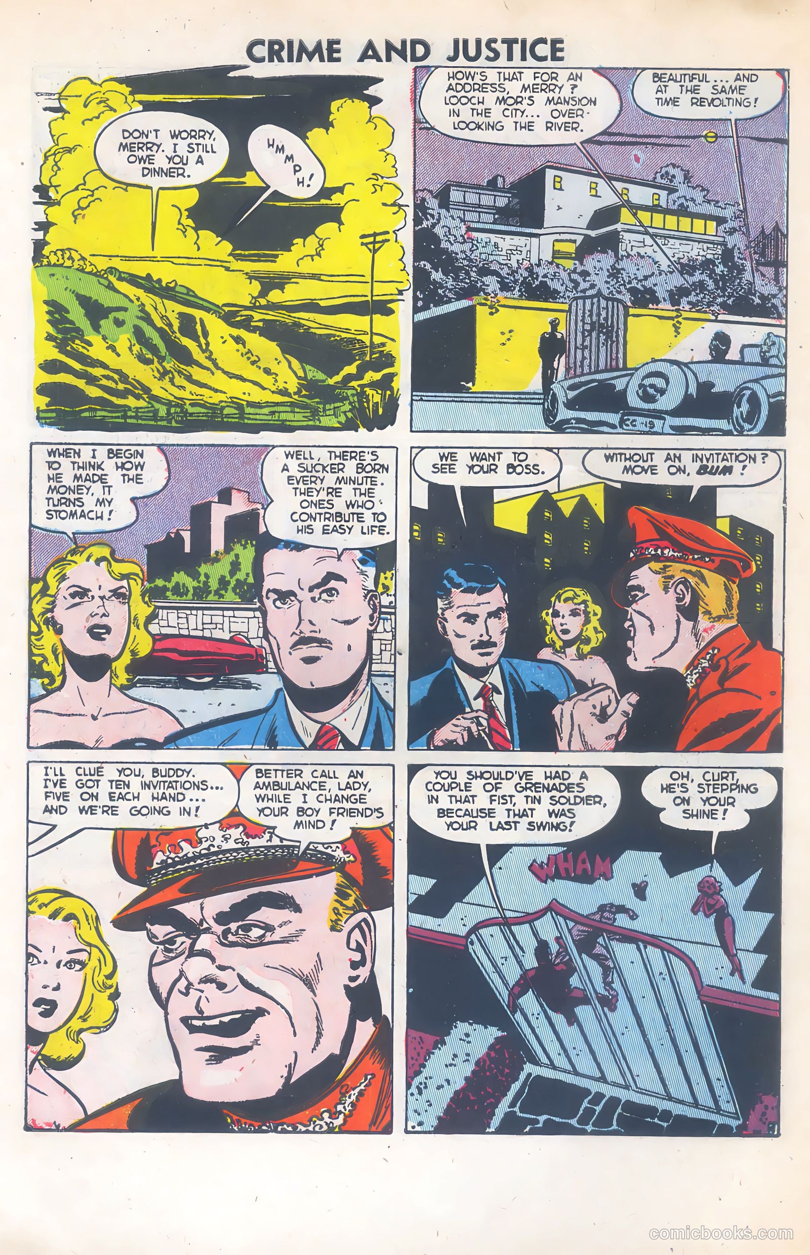 Crime and Justice #10 (1952) — page 6 of 36