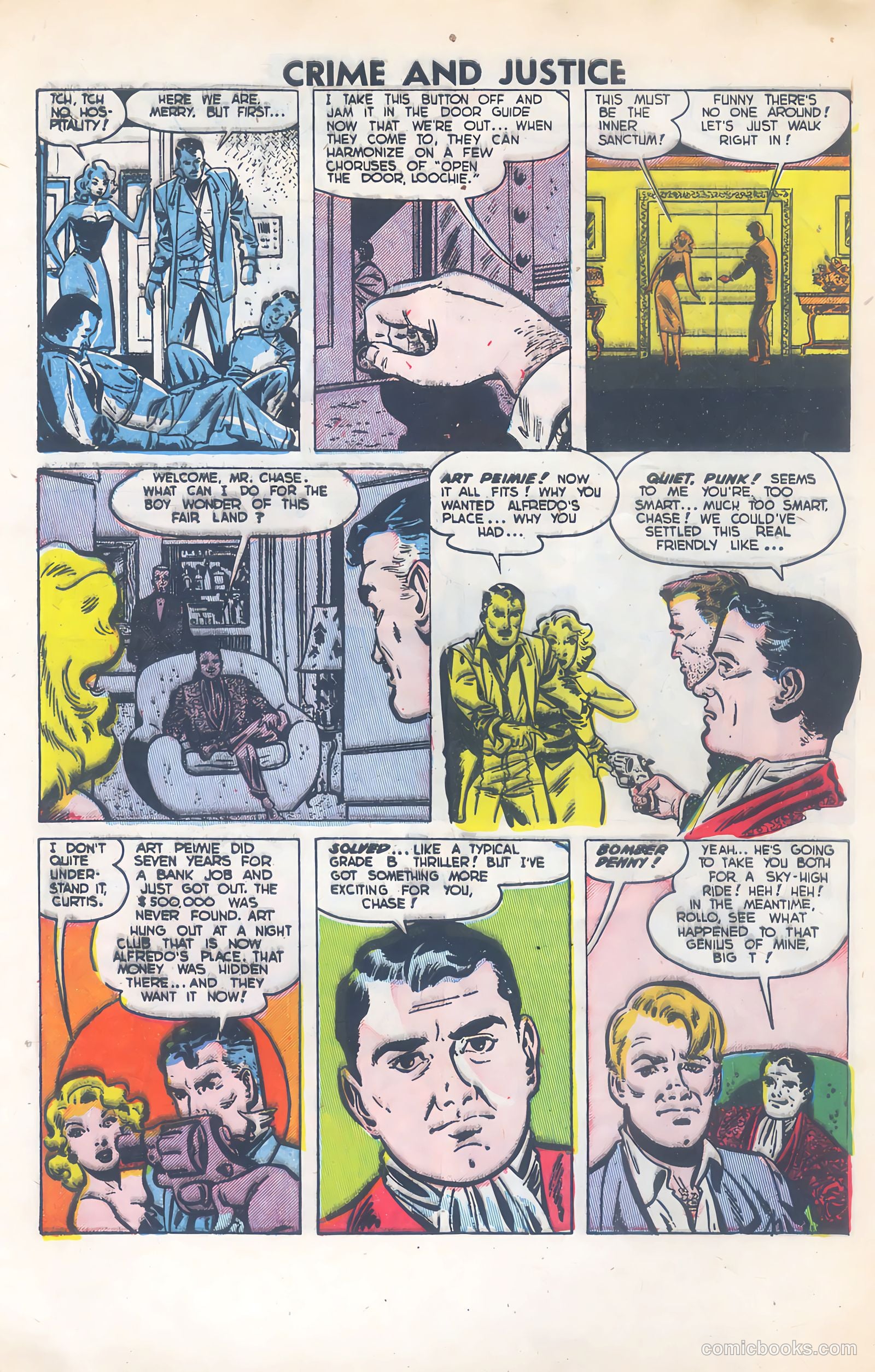 Crime and Justice #10 (1952) — page 8 of 36