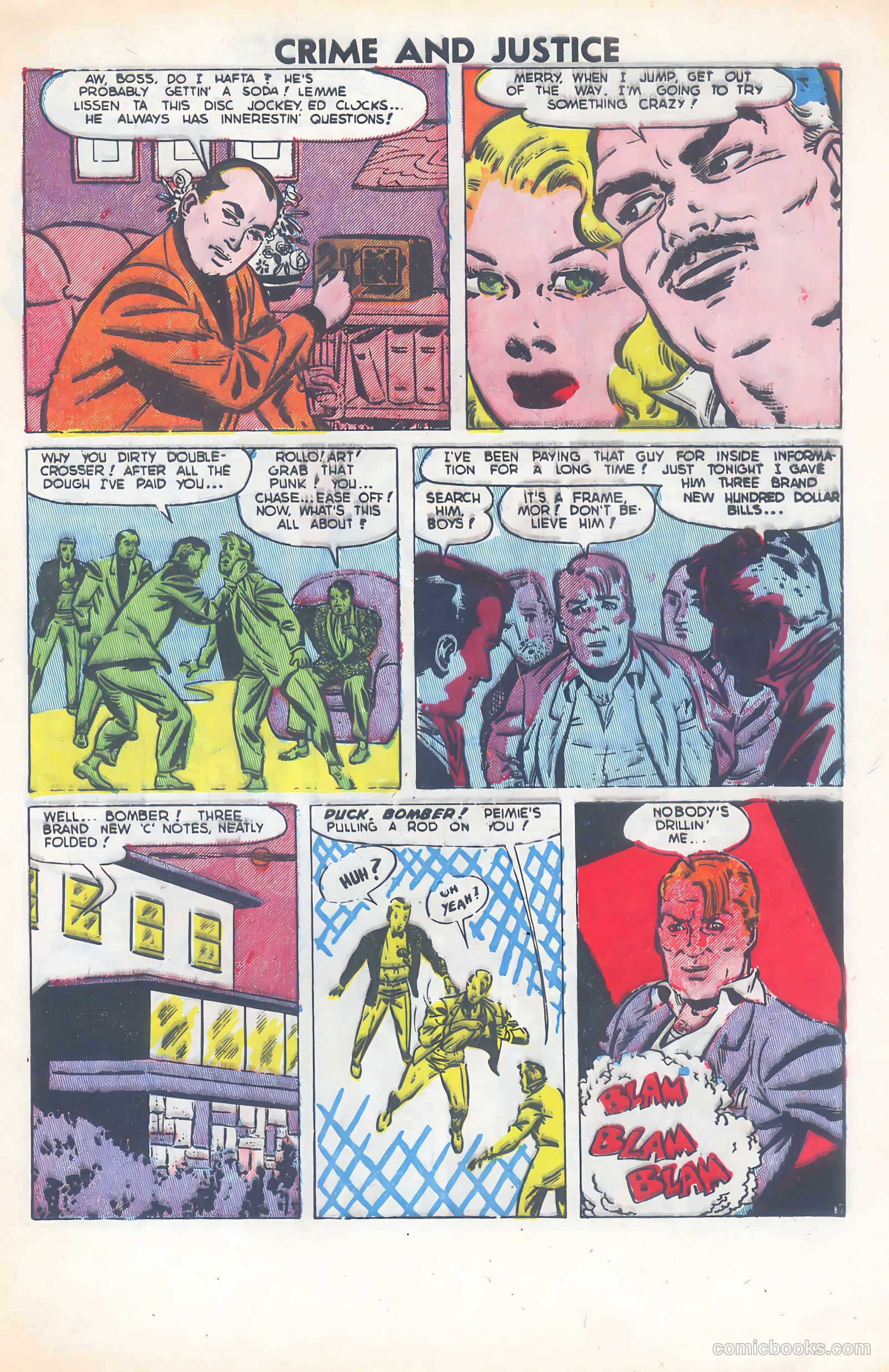 Crime and Justice #10 (1952) — page 9 of 36
