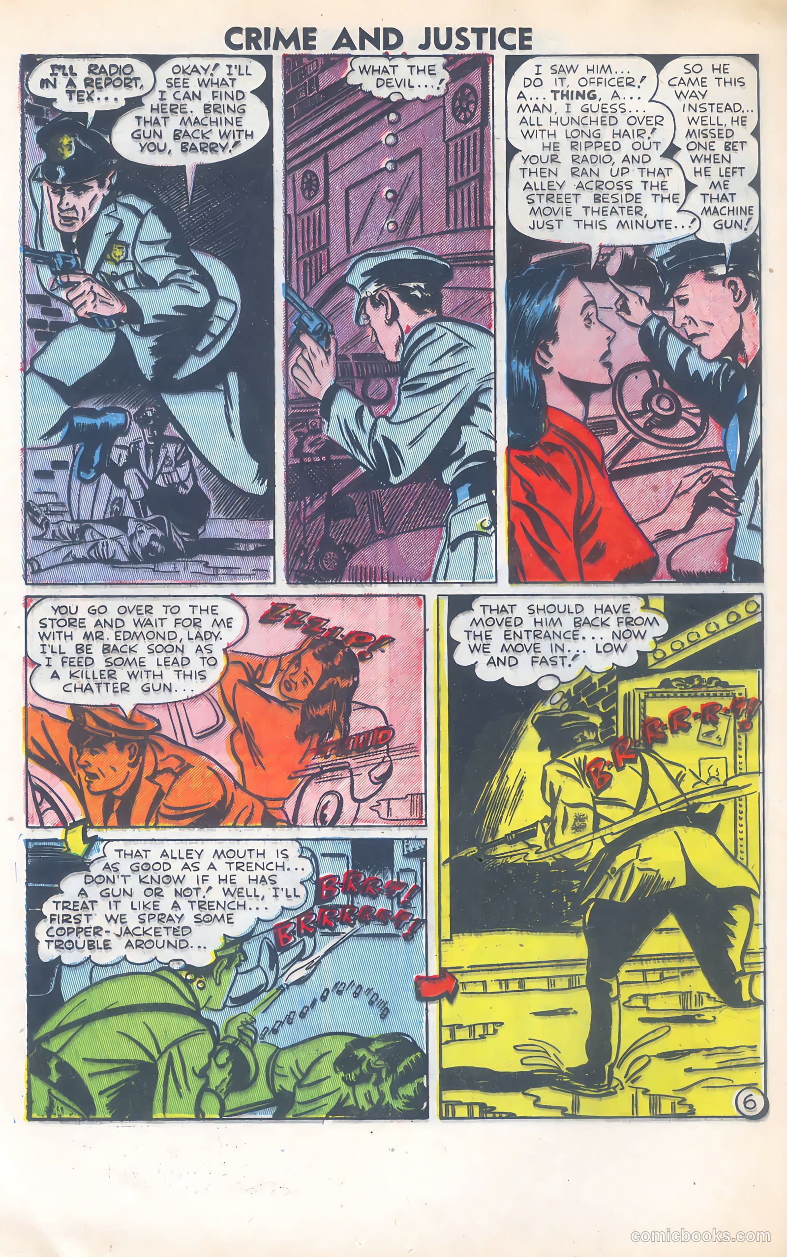 Crime and Justice #10 (1952) — page 16 of 36