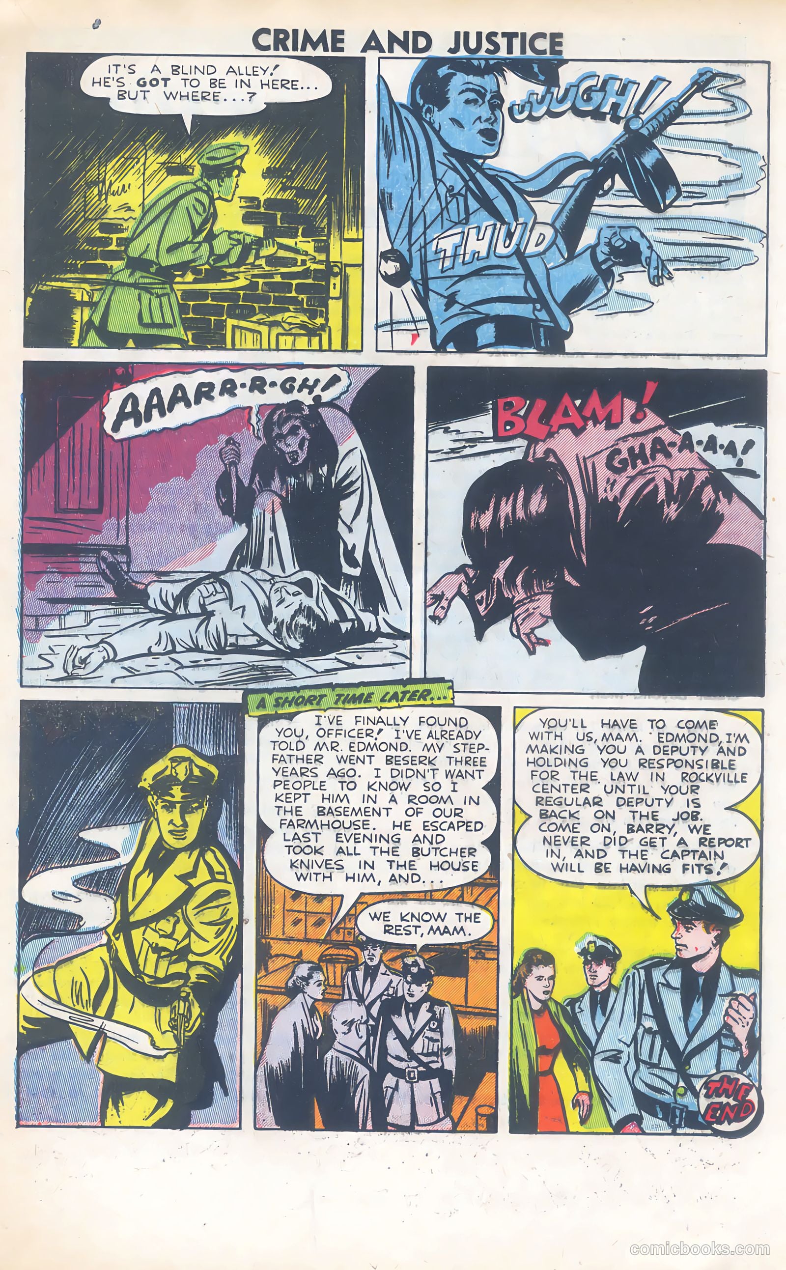 Crime and Justice #10 (1952) — page 17 of 36
