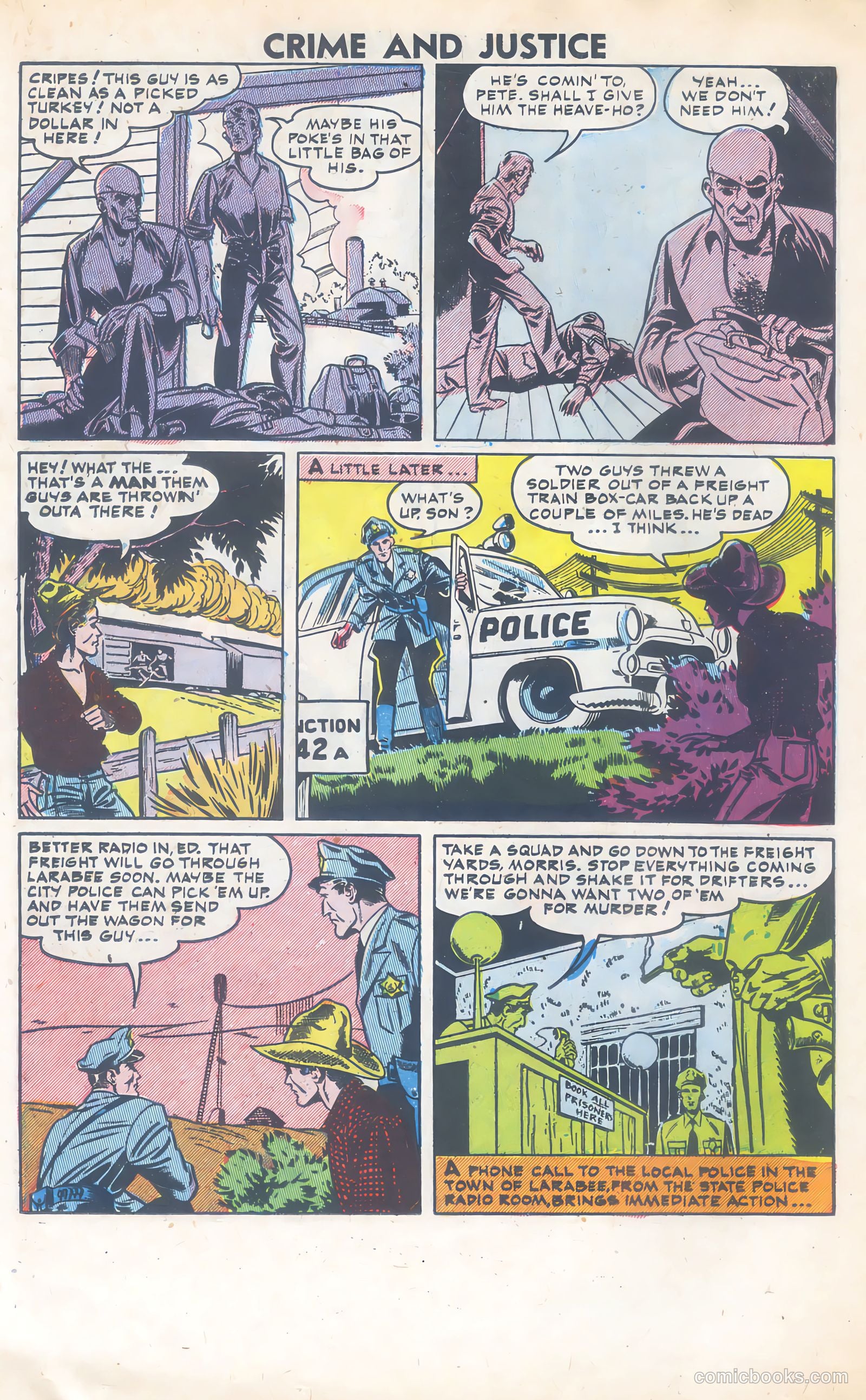 Crime and Justice #10 (1952) — page 22 of 36