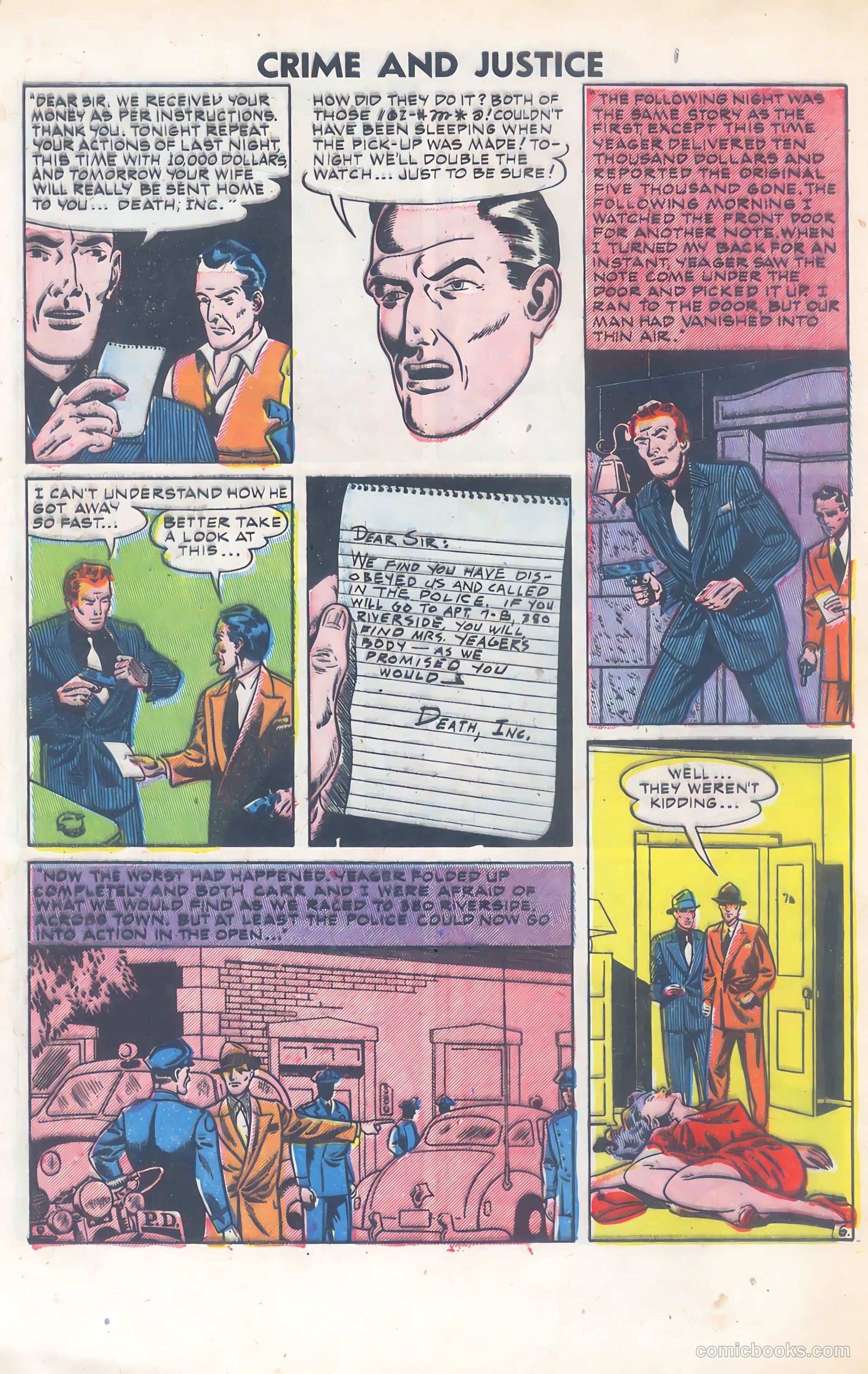 Crime and Justice #10 (1952) — page 32 of 36