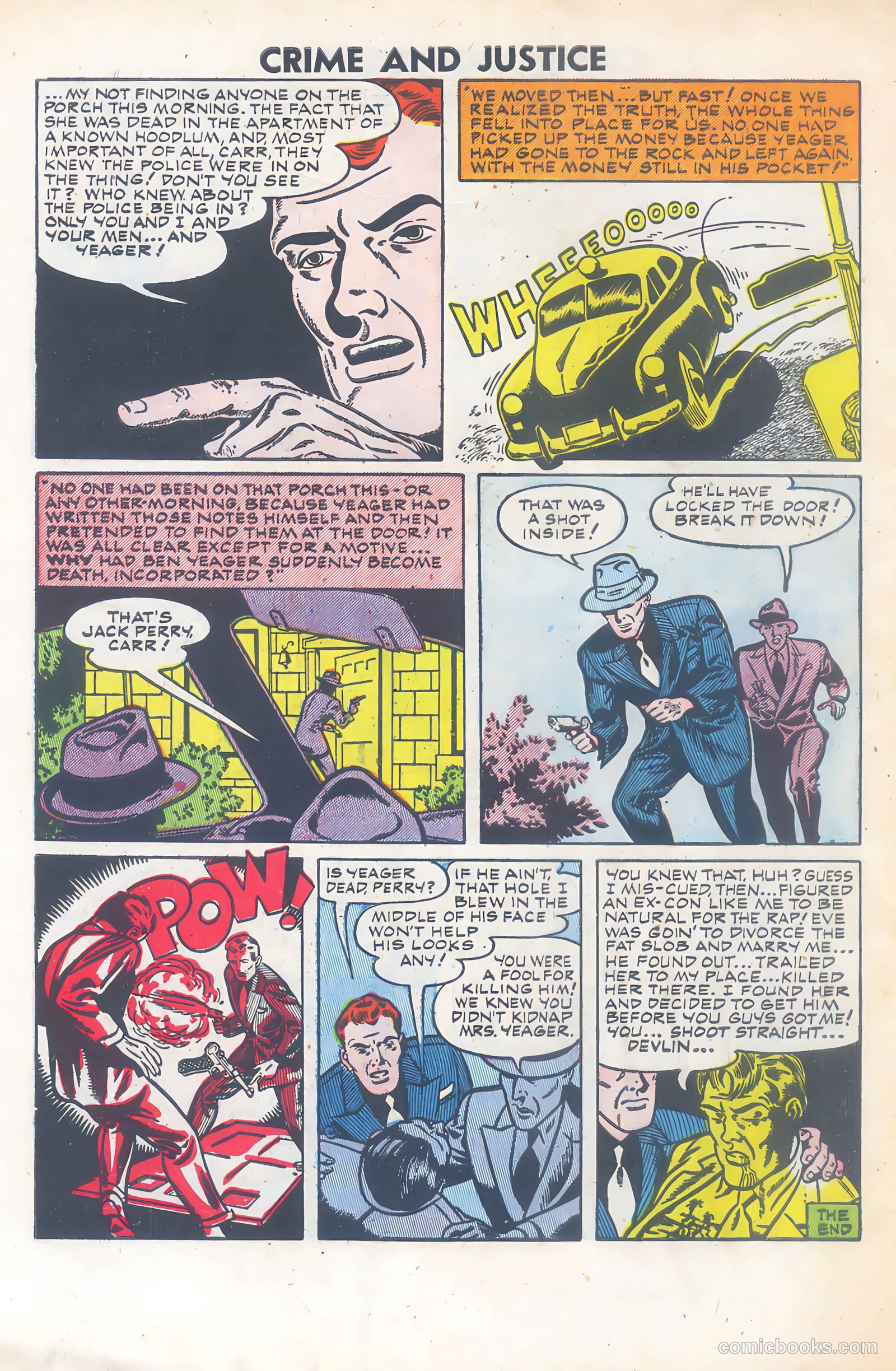 Crime and Justice #10 (1952) — page 34 of 36