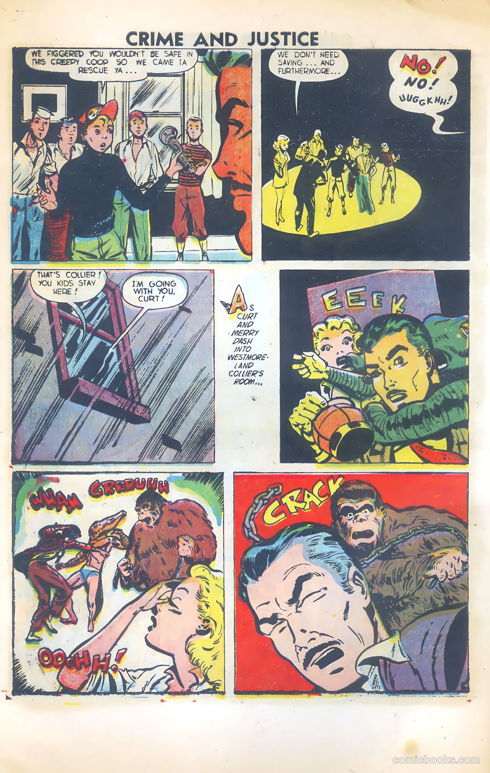Crime and Justice #11 (1953) — page 8 of 36