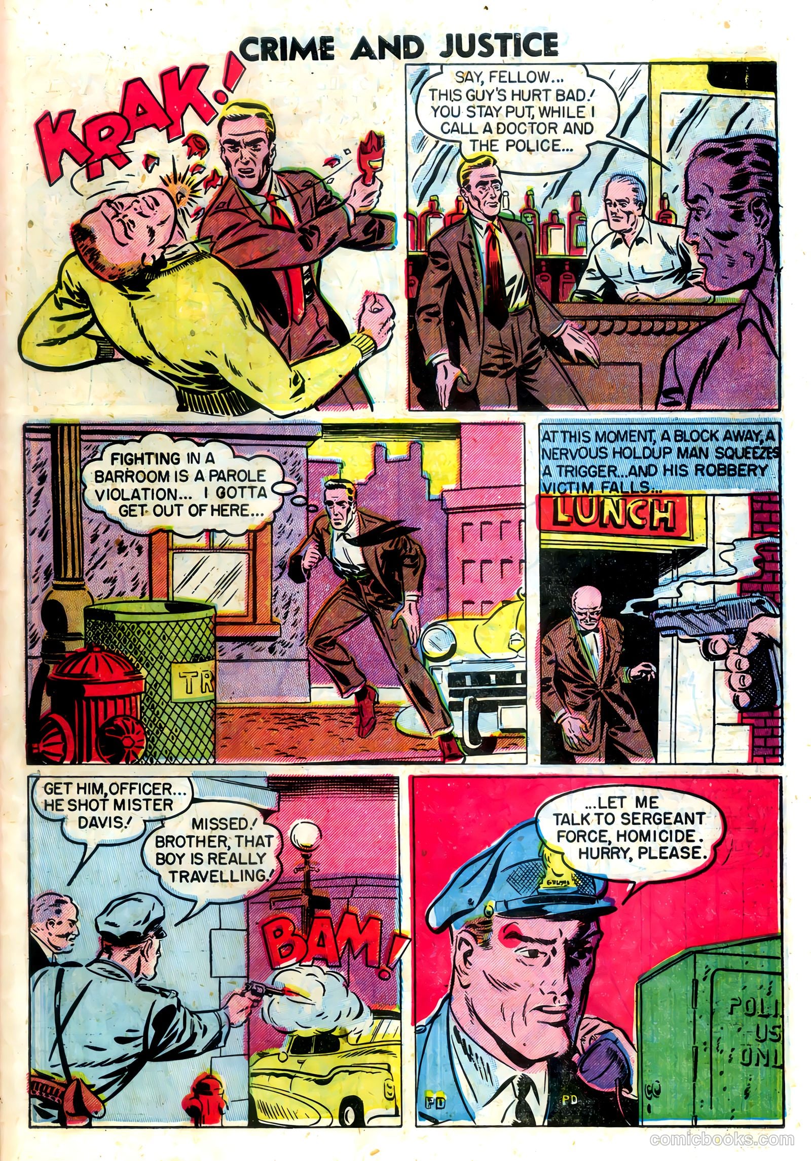 Crime and Justice #12 (1953) — page 28 of 37