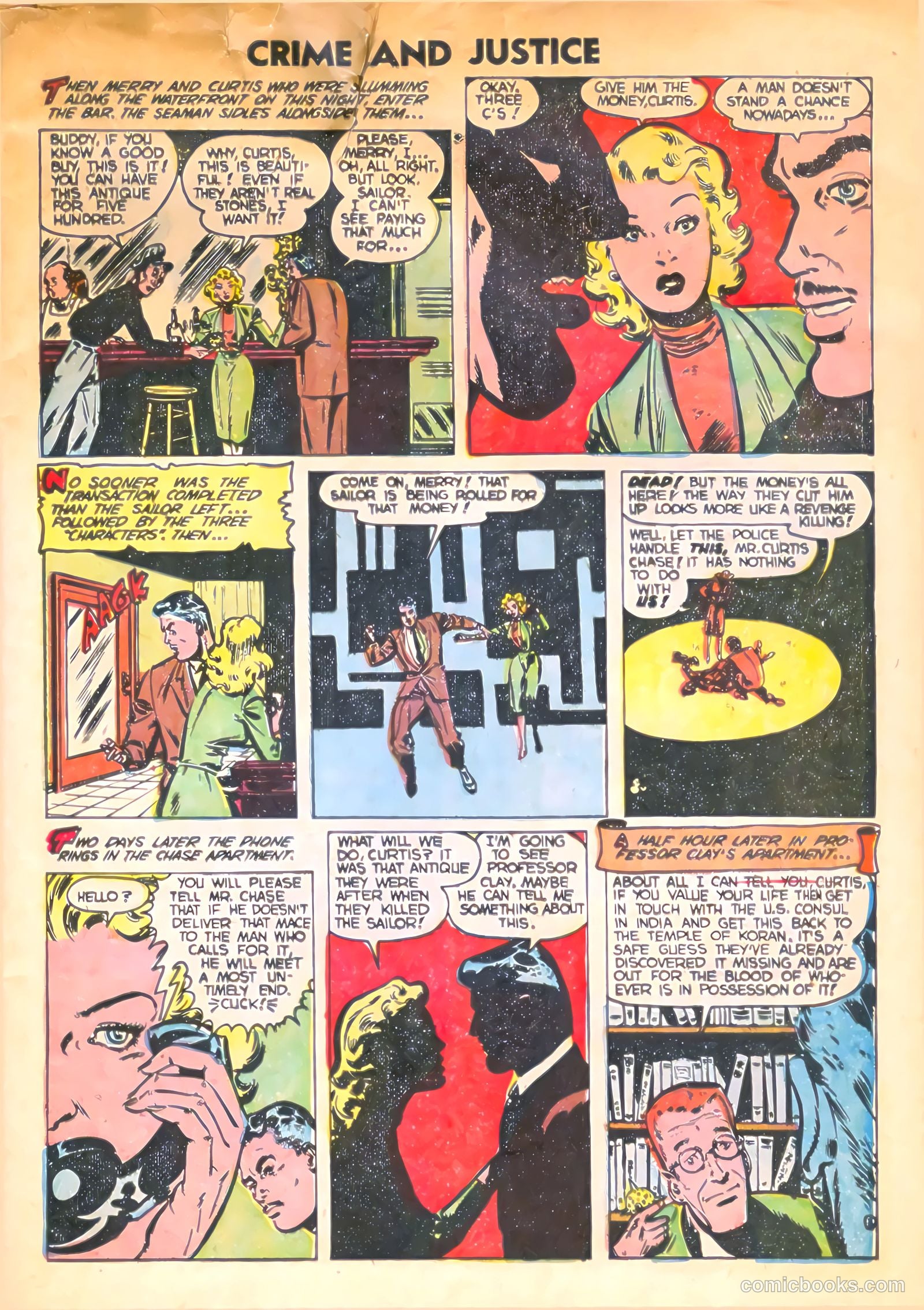 Crime and Justice #13 (1953) — page 5 of 36