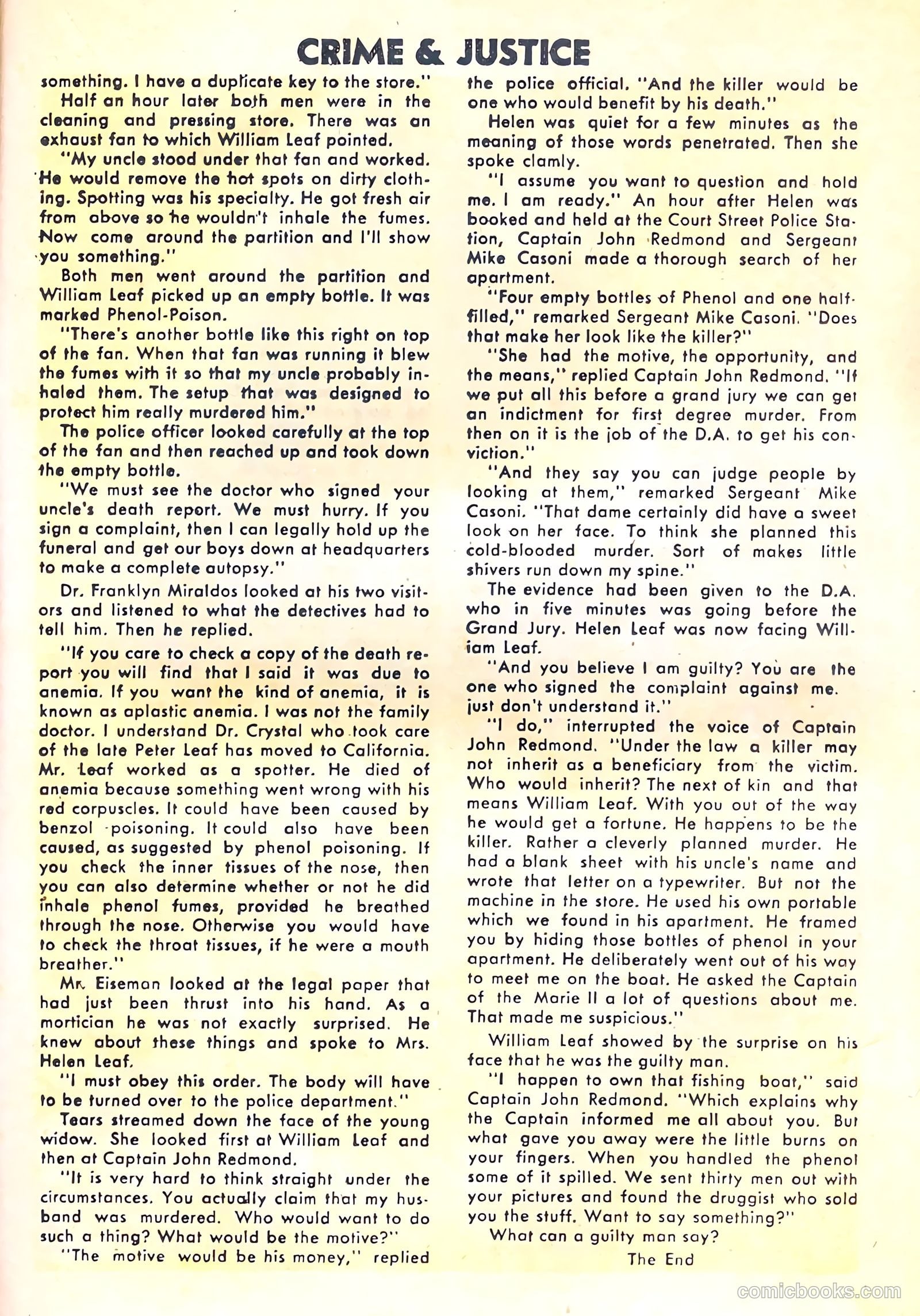 Crime and Justice #15 (1953) — page 21 of 36