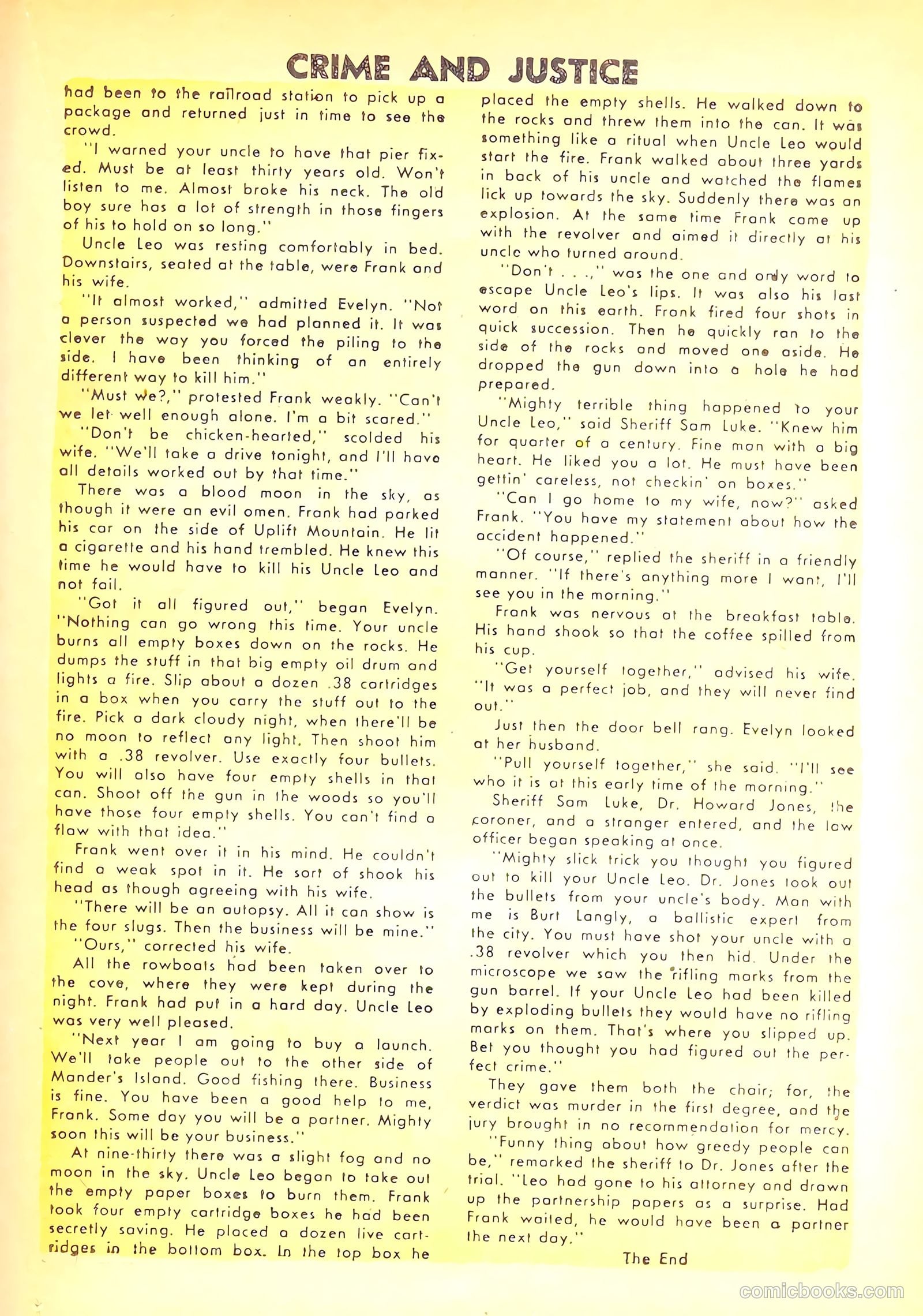 Crime and Justice #17 (1954) — page 19 of 36