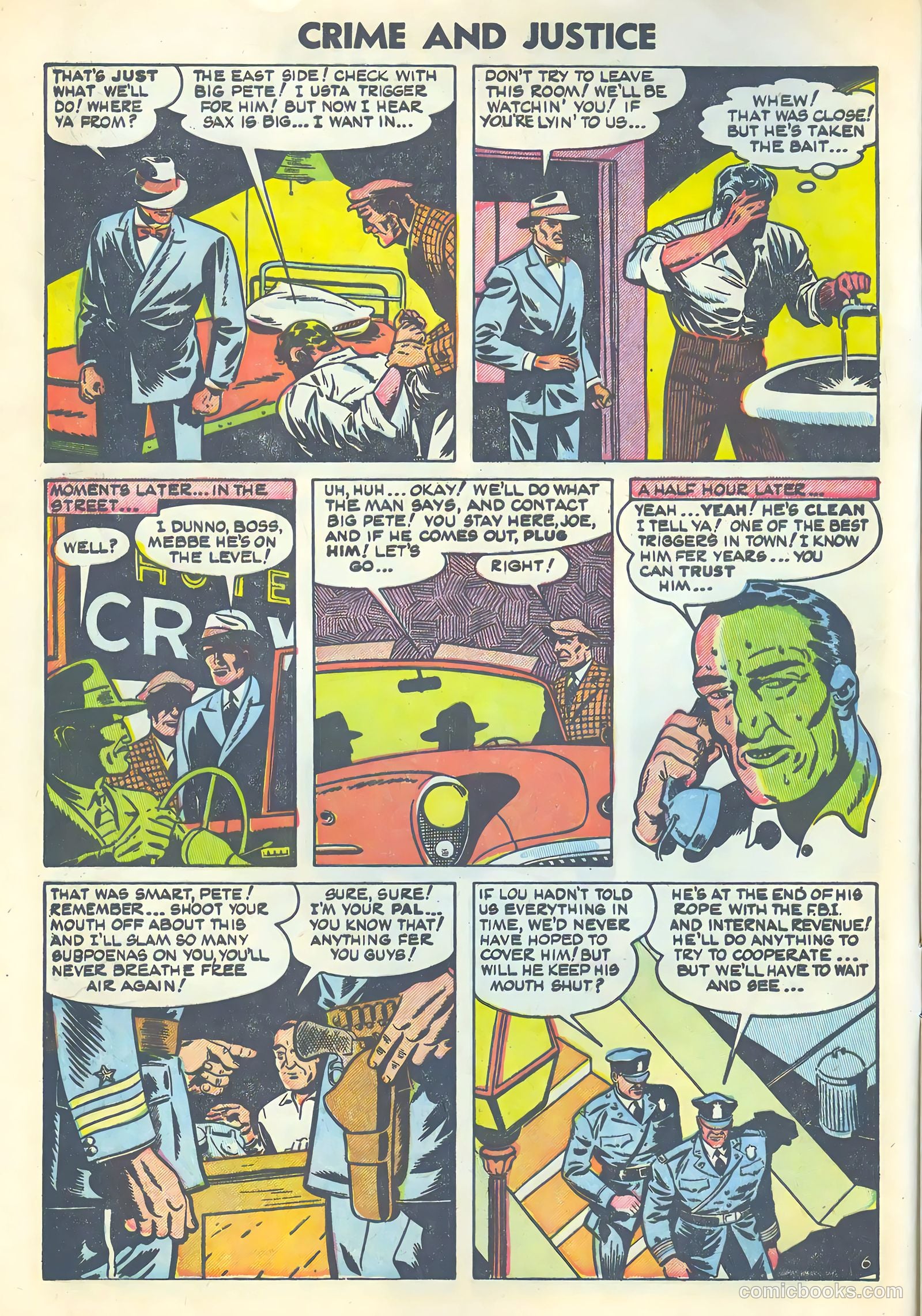 Crime and Justice #18 (1954) — page 8 of 36