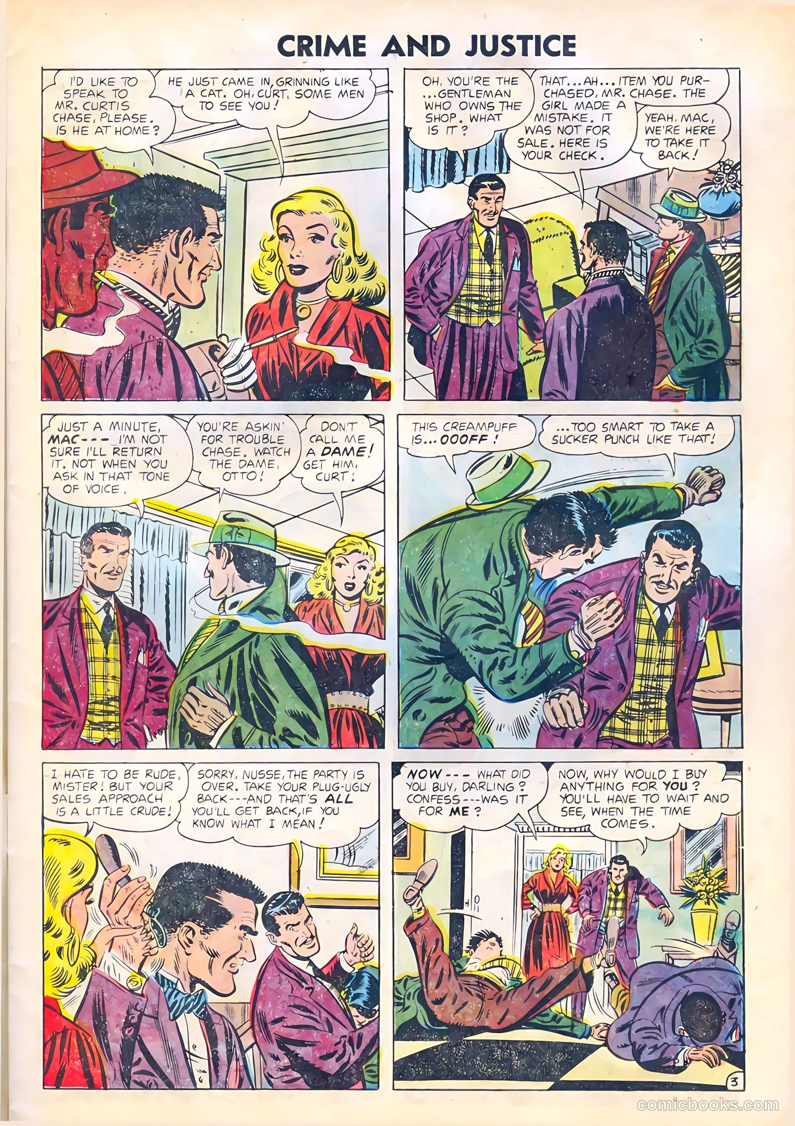 Crime and Justice #20 (1954) — page 5 of 36