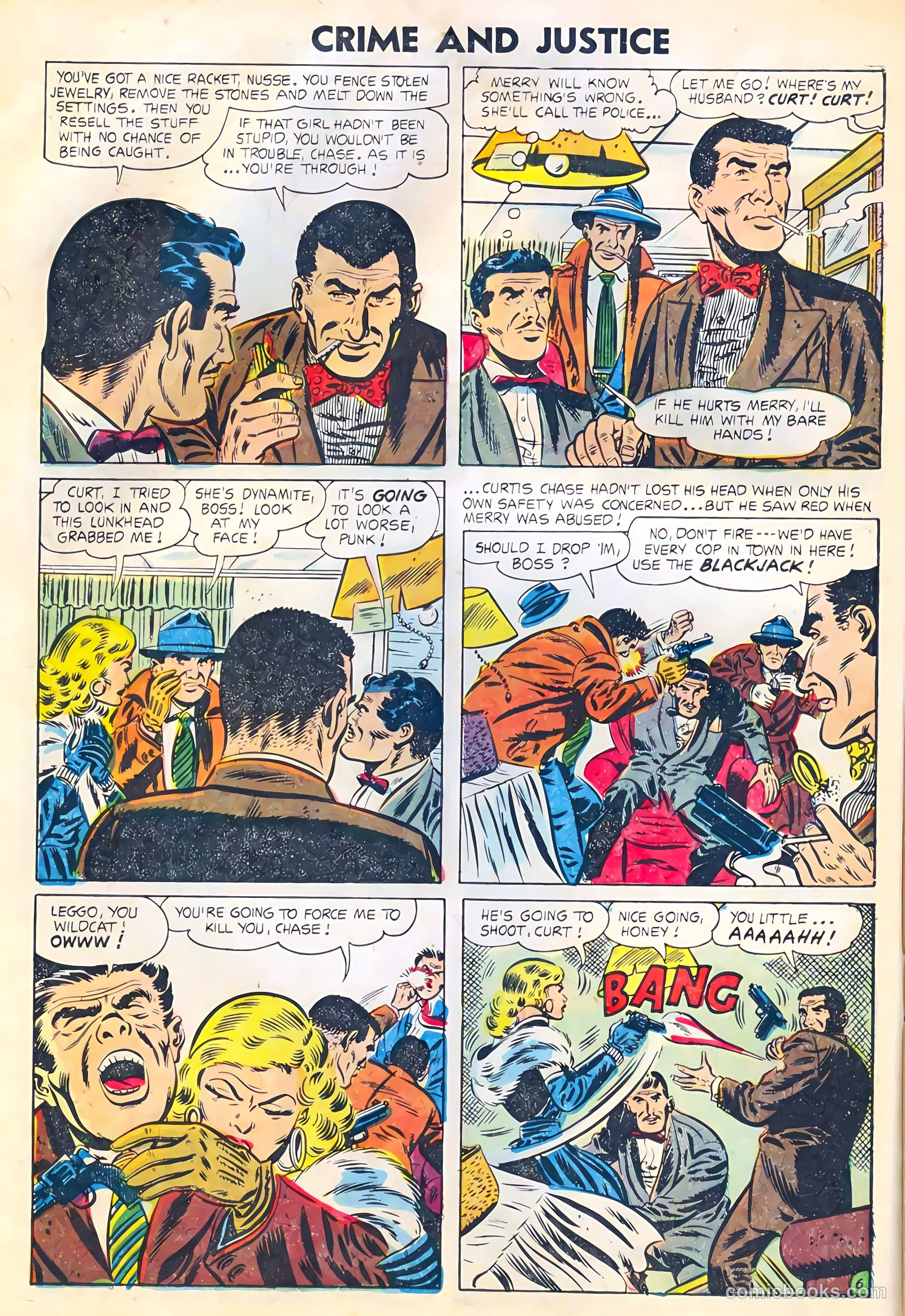 Crime and Justice #20 (1954) — page 8 of 36