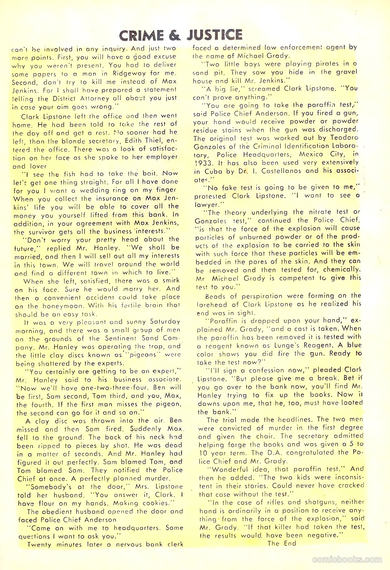 Crime and Justice #20 (1954) — page 21 of 36