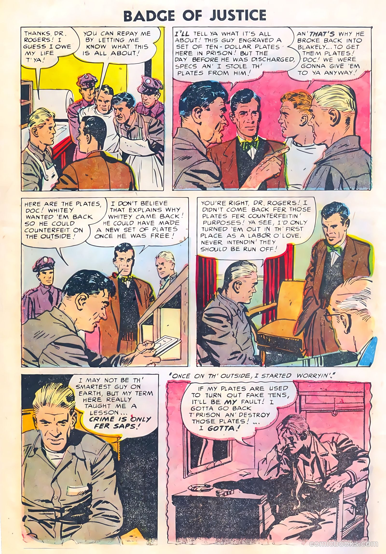 Crime and Justice #23 (1955) — page 8 of 36