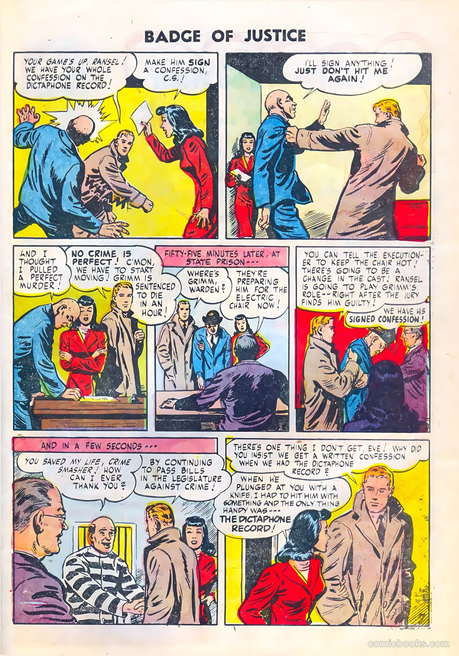 Crime and Justice #23 (1955) — page 33 of 36