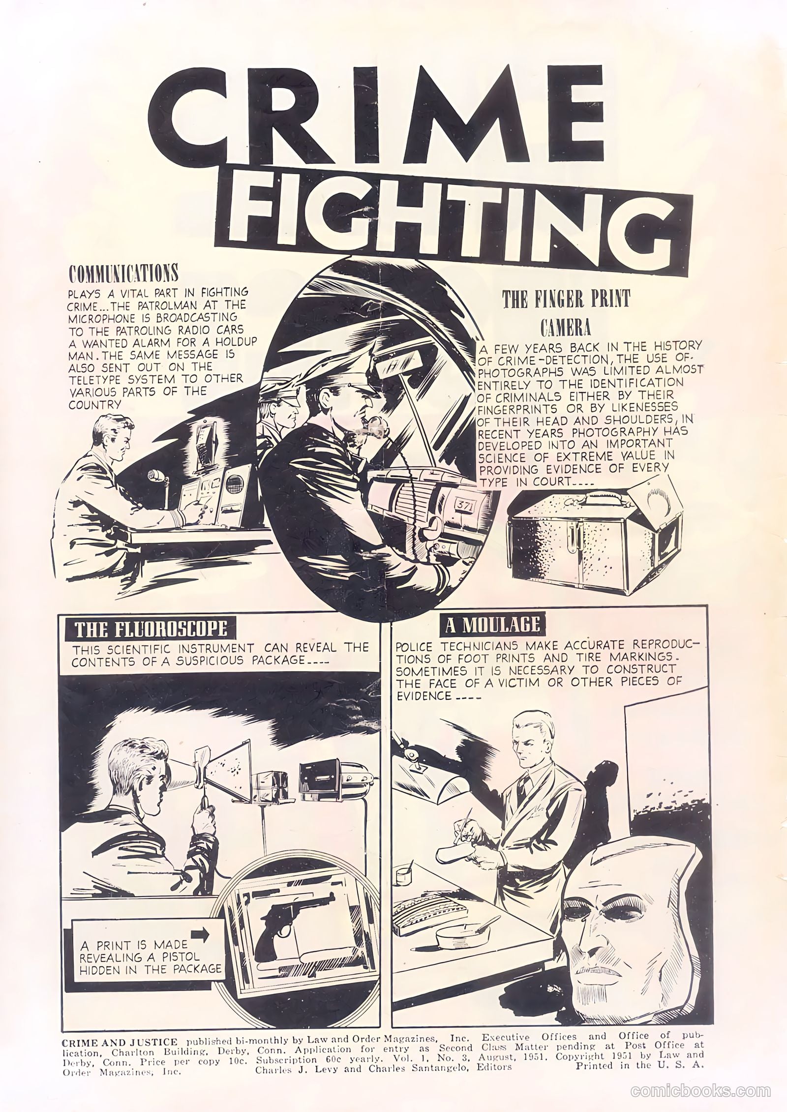 Crime and Justice #3 (1951) — page 2 of 36