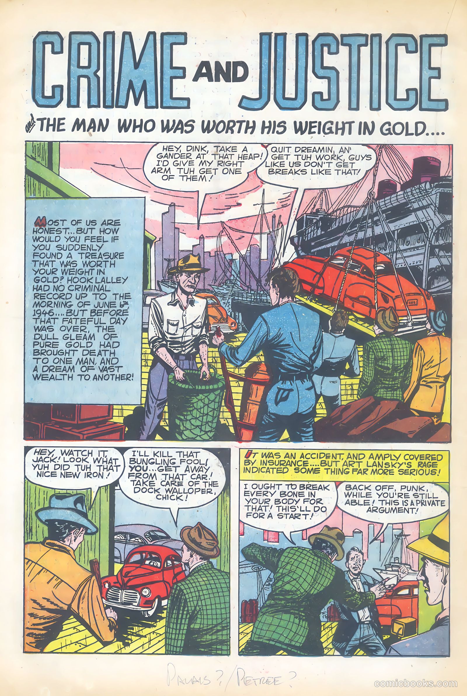 Crime and Justice #3 (1951) — page 18 of 36