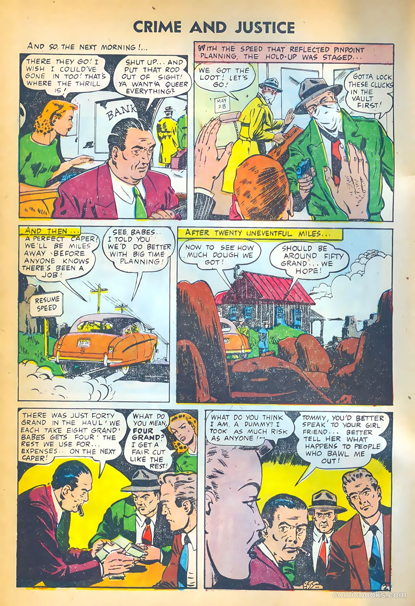 Crime and Justice #4 (1951) — page 4 of 36