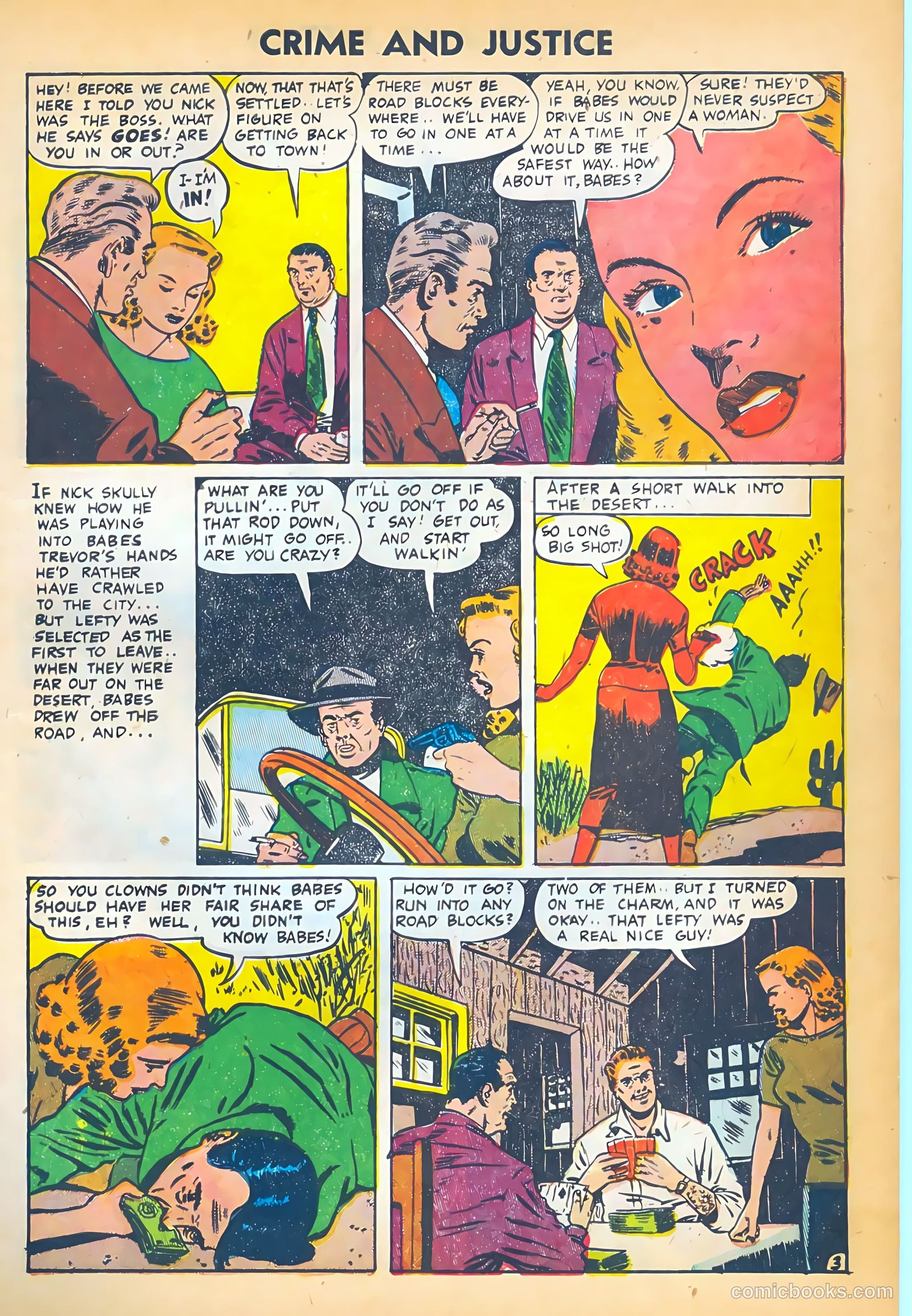 Crime and Justice #4 (1951) — page 5 of 36