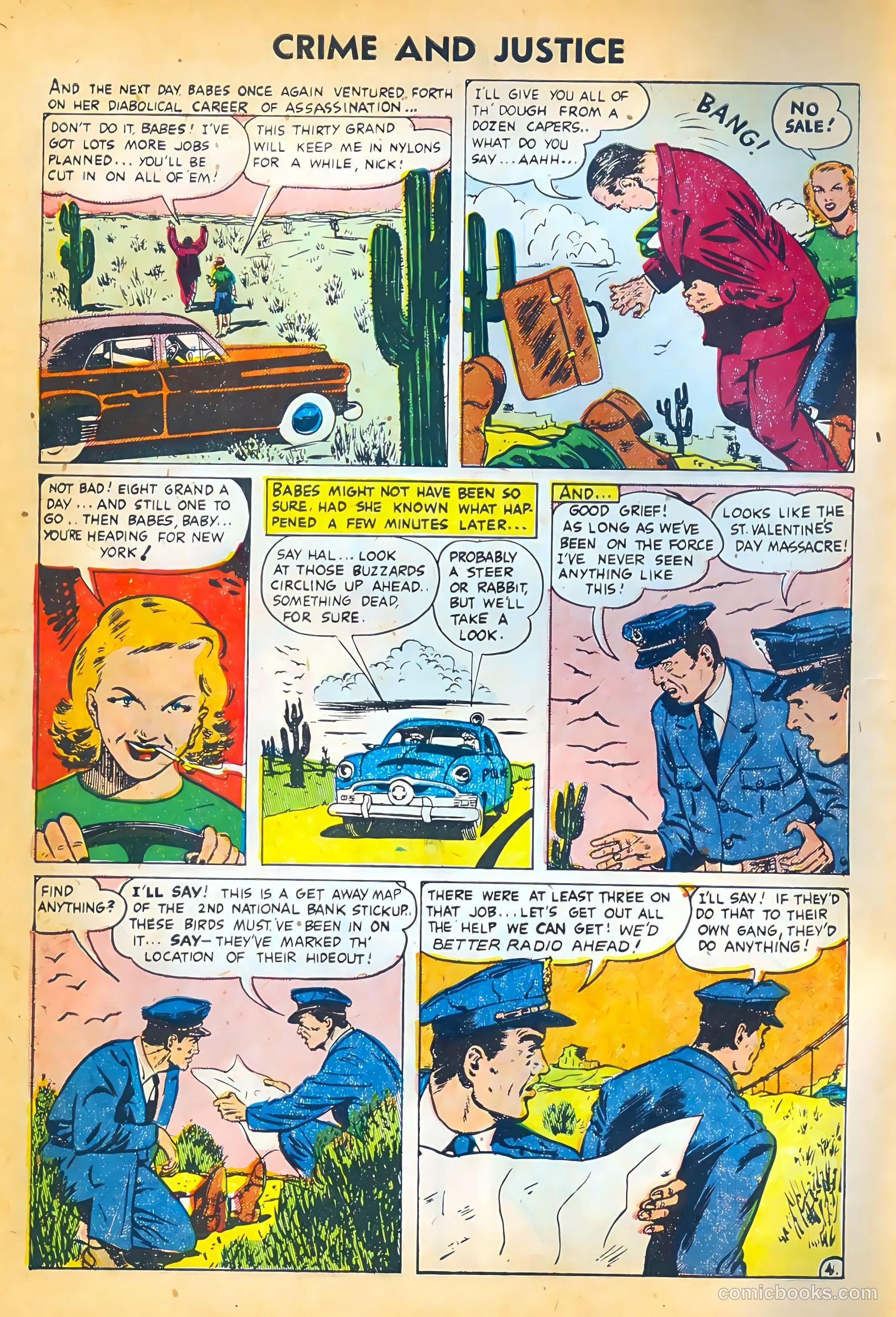 Crime and Justice #4 (1951) — page 6 of 36