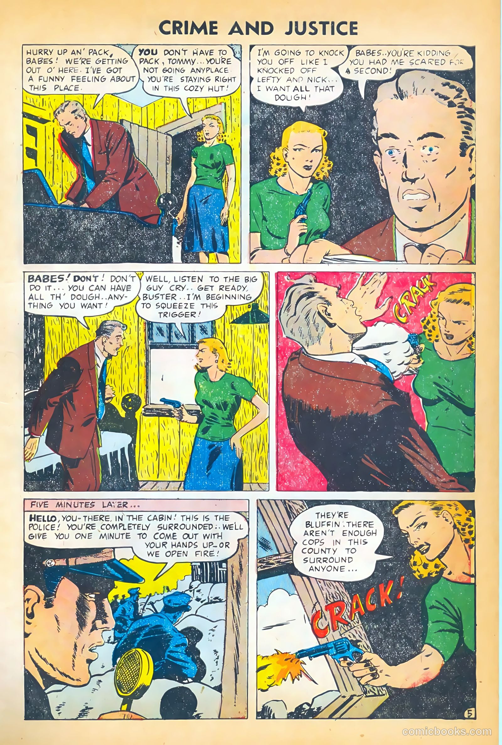 Crime and Justice #4 (1951) — page 7 of 36