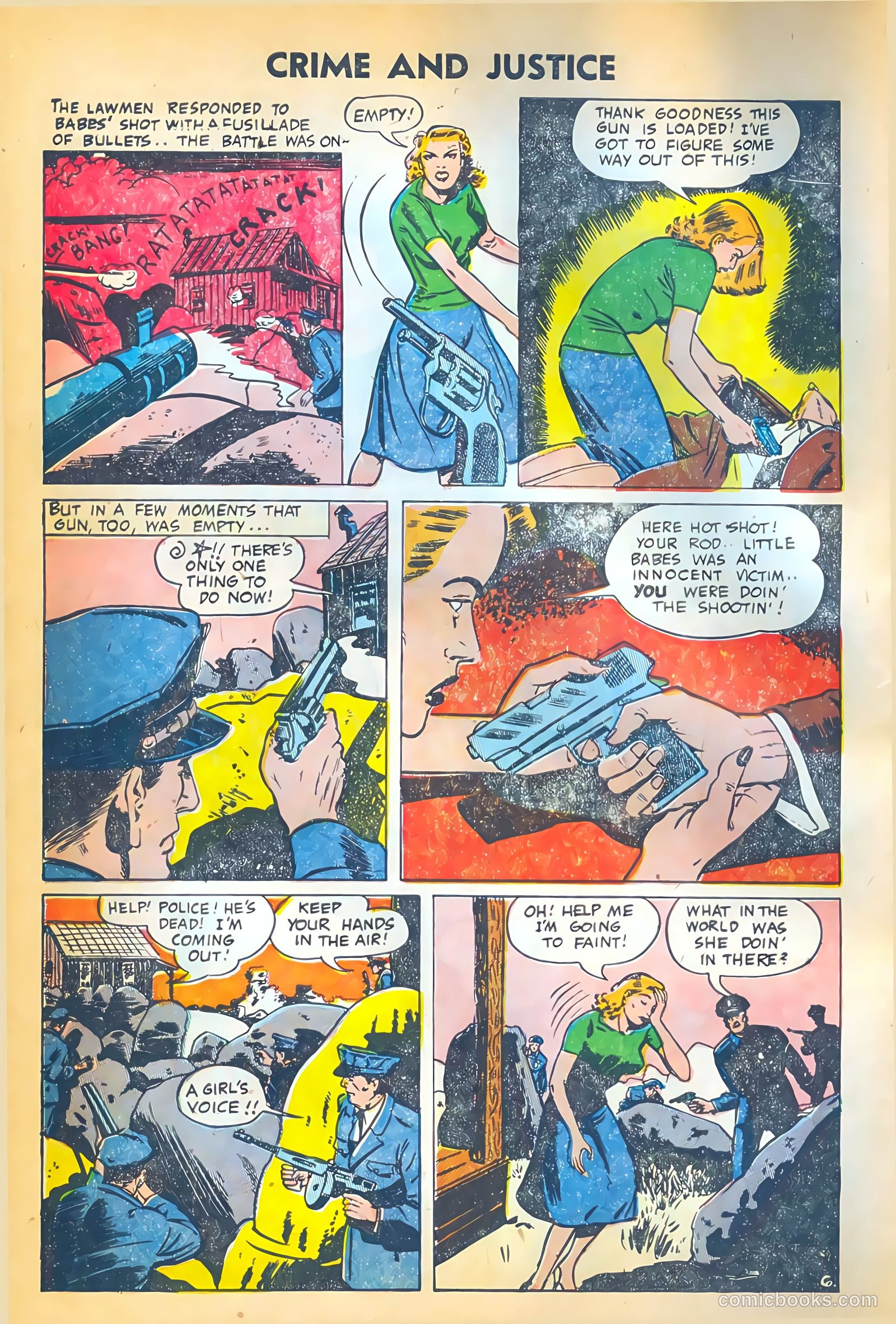 Crime and Justice #4 (1951) — page 8 of 36
