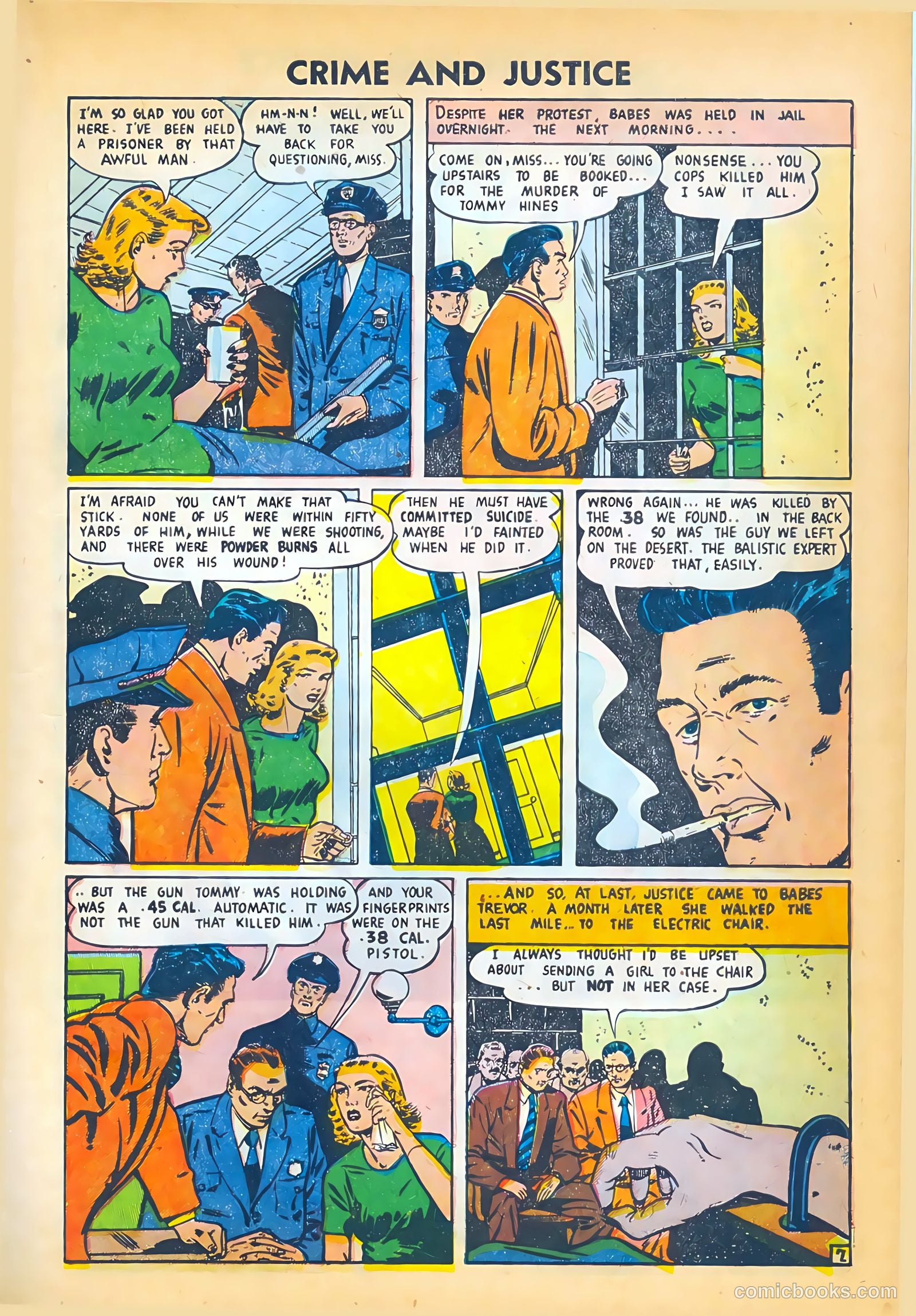 Crime and Justice #4 (1951) — page 9 of 36